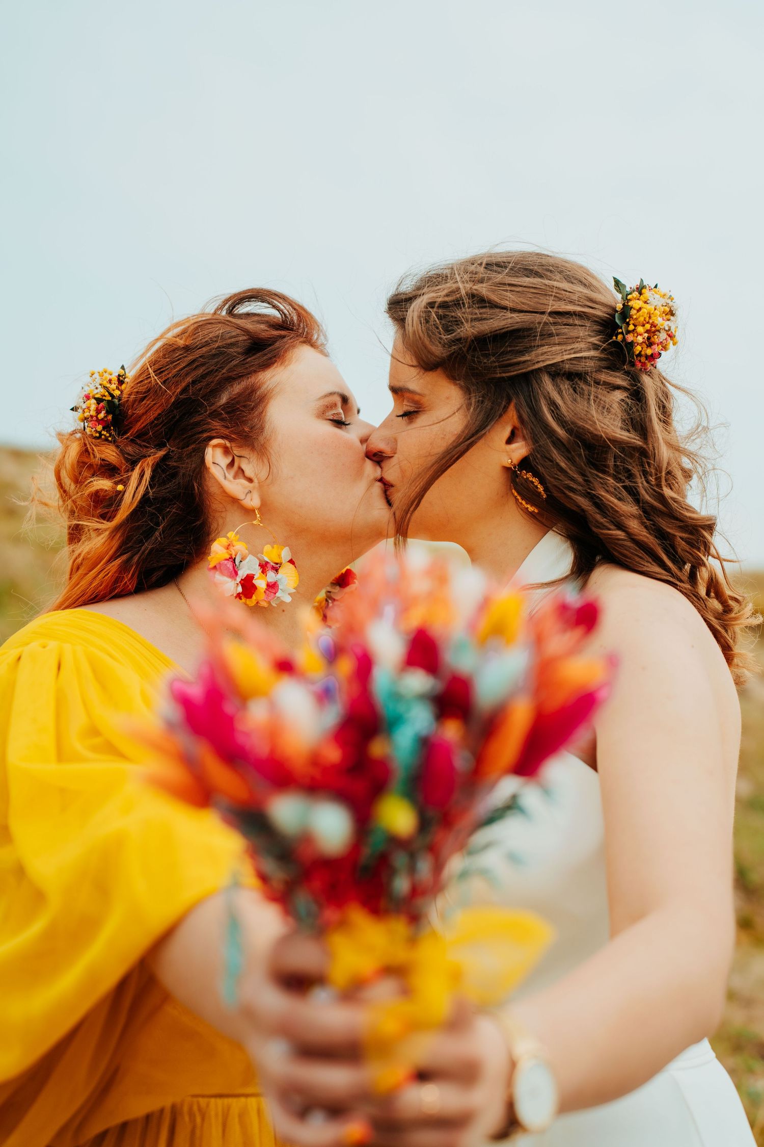 photo couple mariage LGBT - photographe Cherbourg