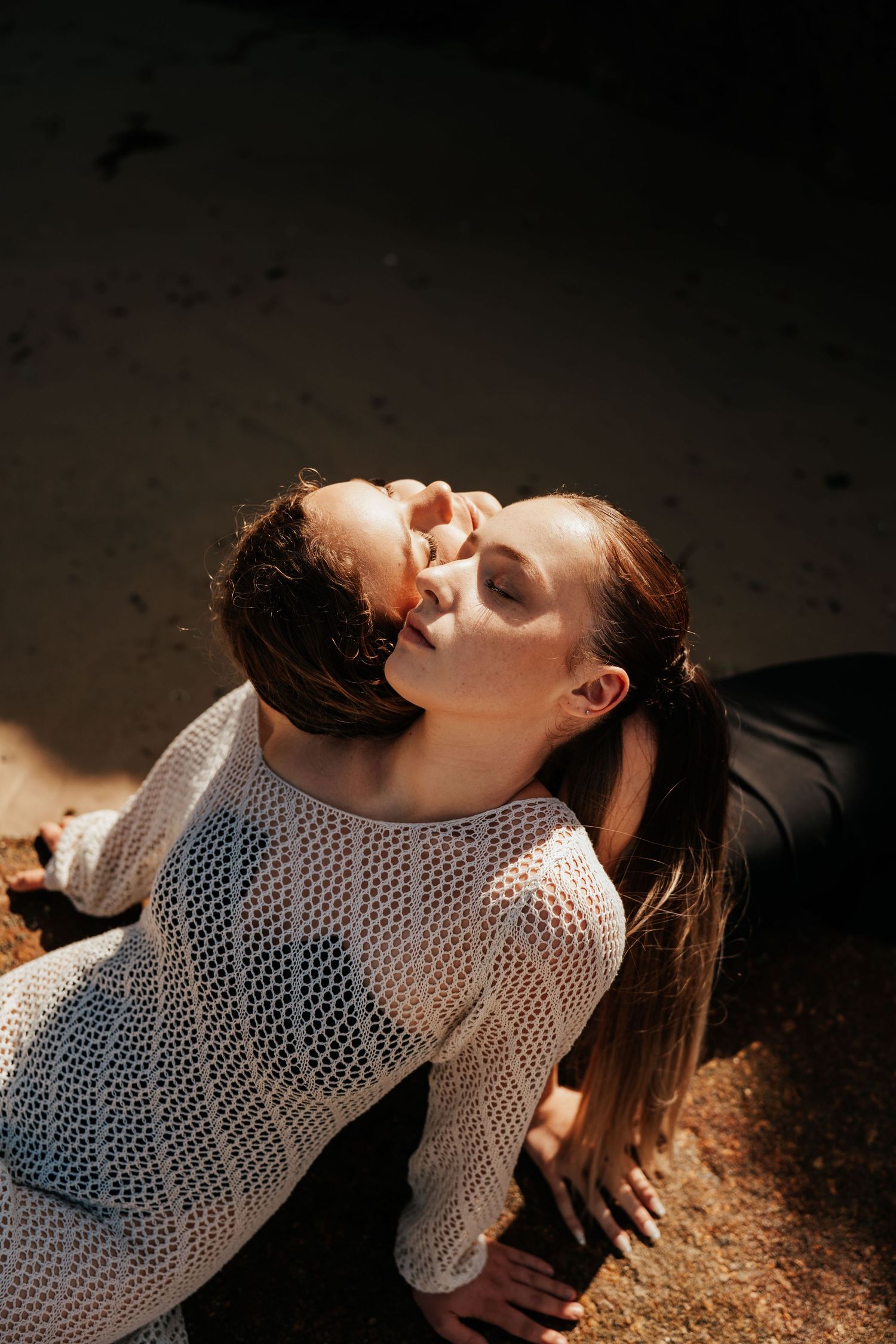 séance photo femmes sur la plage Normandie