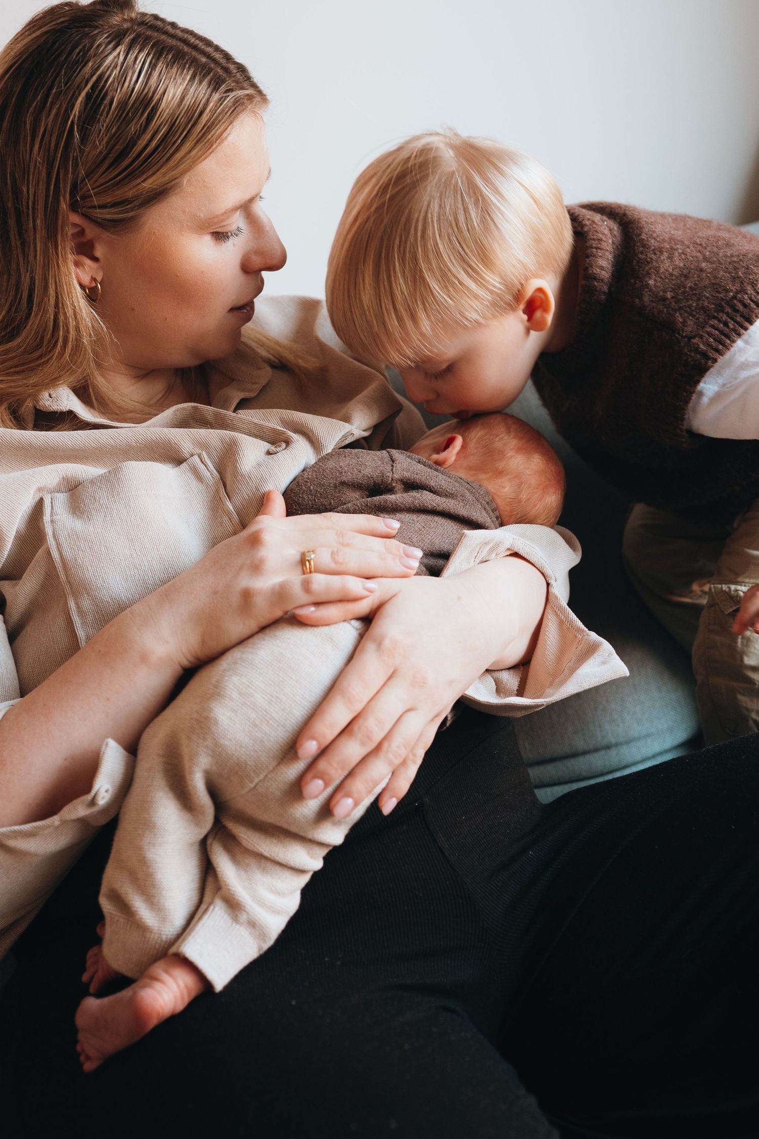 Familie, Geschwister, Newborn, Homestory