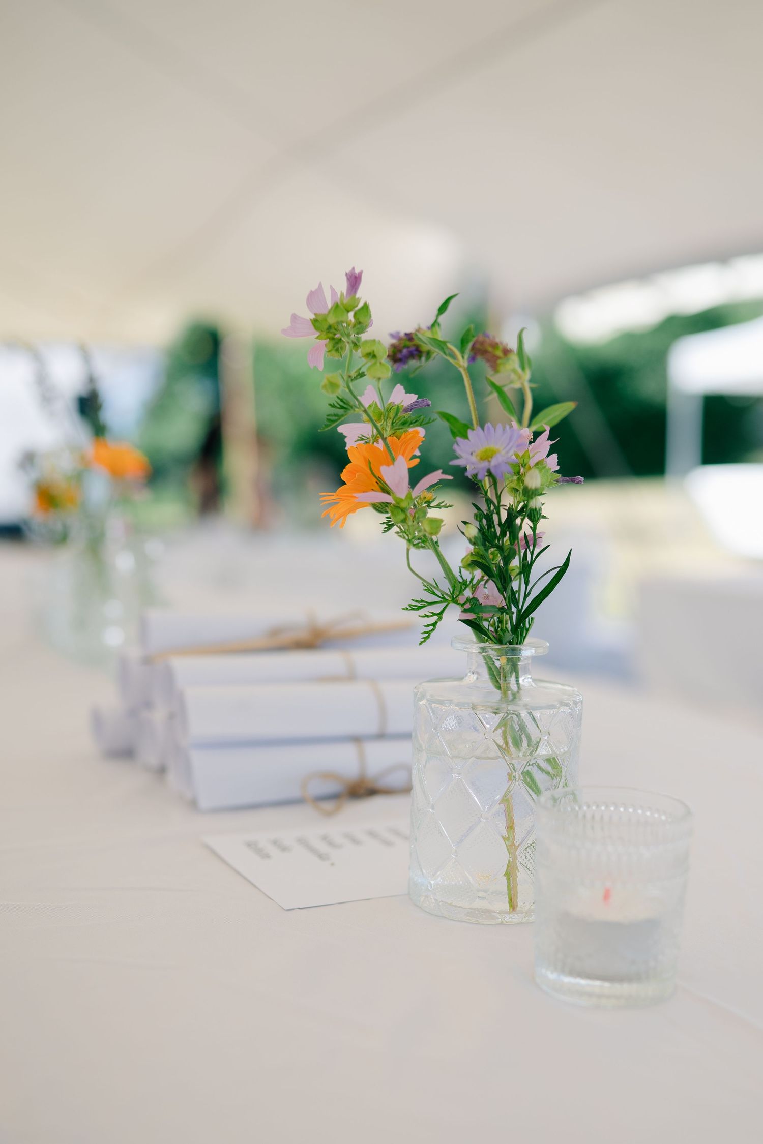 Tisch dekorieren Hochzeit