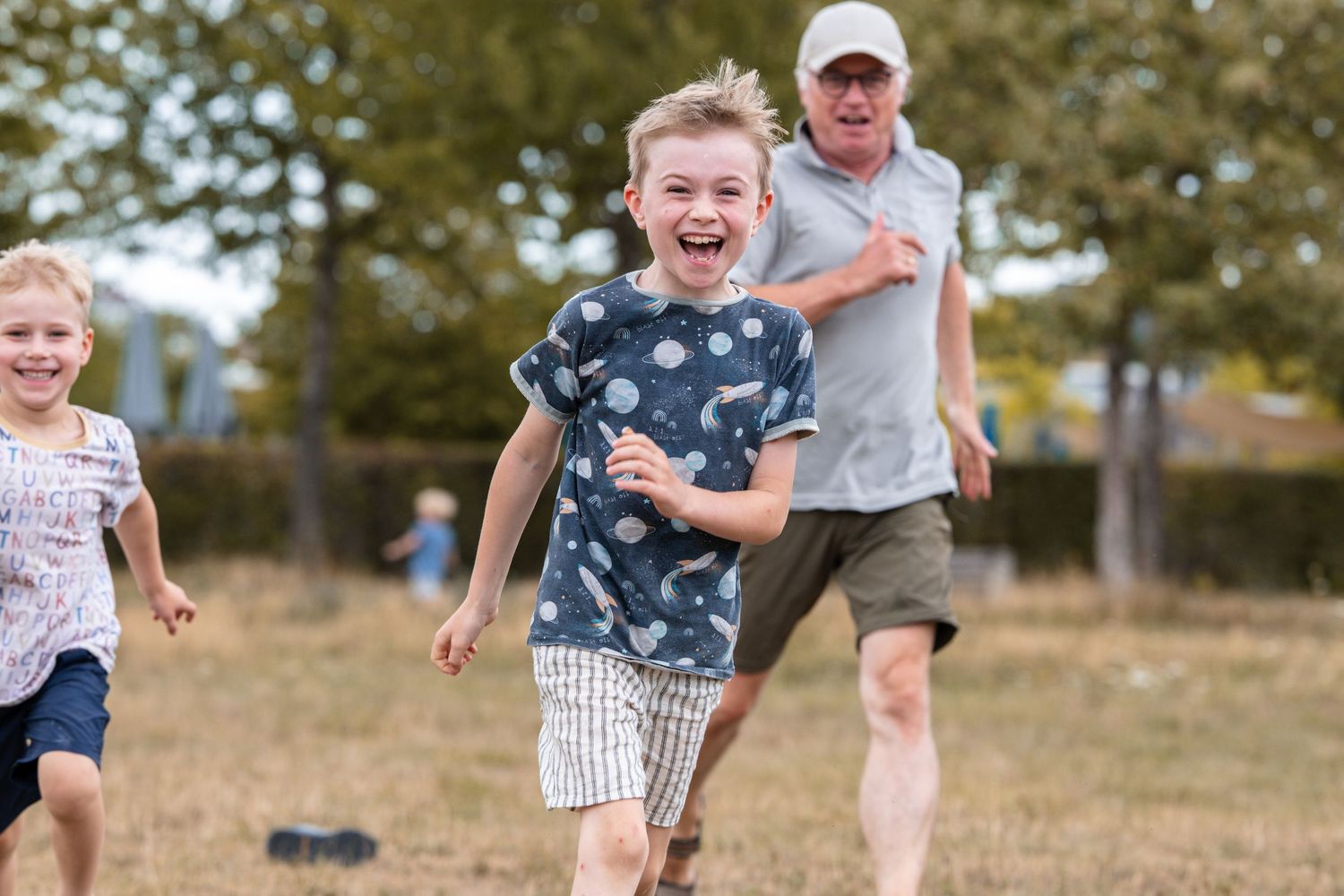 wettrennen mit Opa