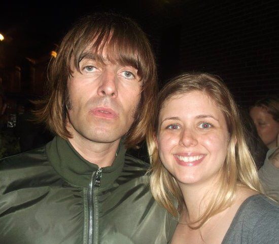 Lisa Mark with Liam Gallagher in NYC, 2011