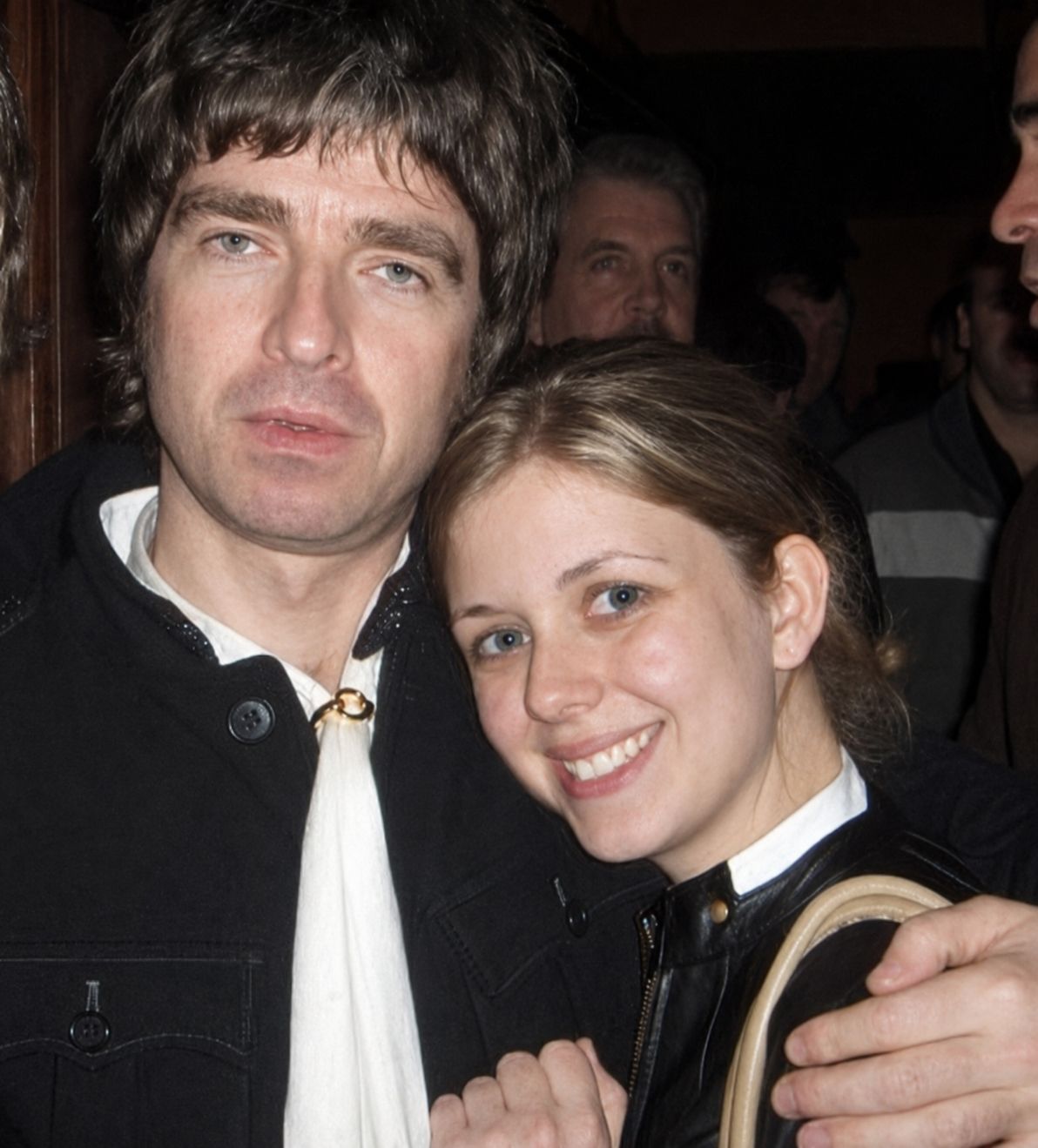 Lisa Mark with Noel Gallagher, 2006 in Toronto