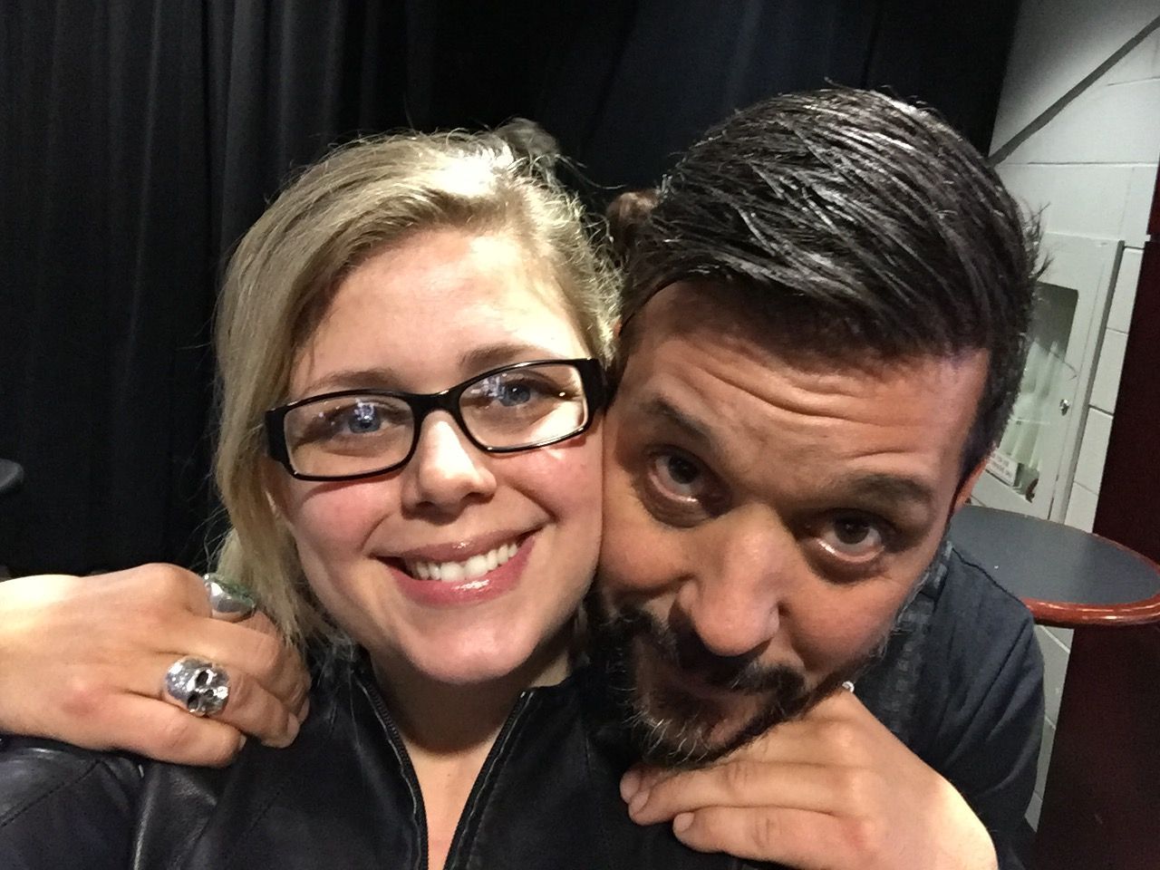 Lisa Mark and George Stroumboulopoulos