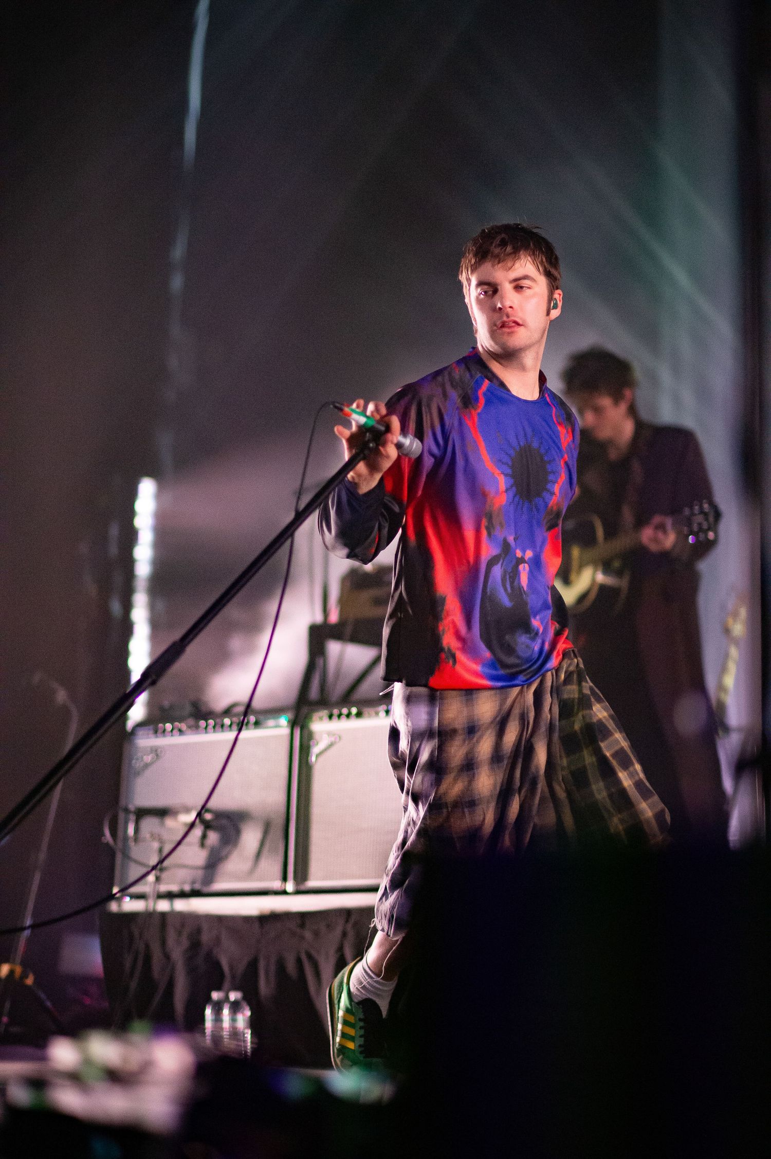 Fontaines D.C. performing live at The Agora in Cleveland, photographed by Canadian concert photographer Lisa Mark.