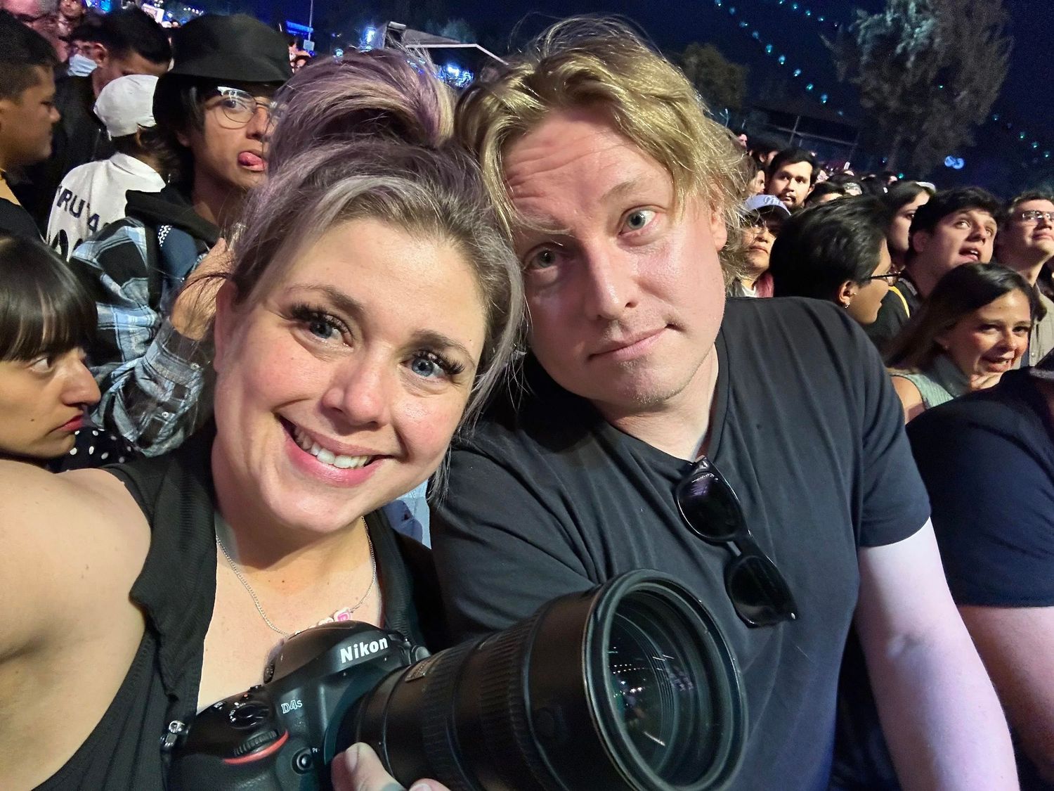 Lisa & Justin at Corona Capital Festival in 2023, in Mexico City, MX