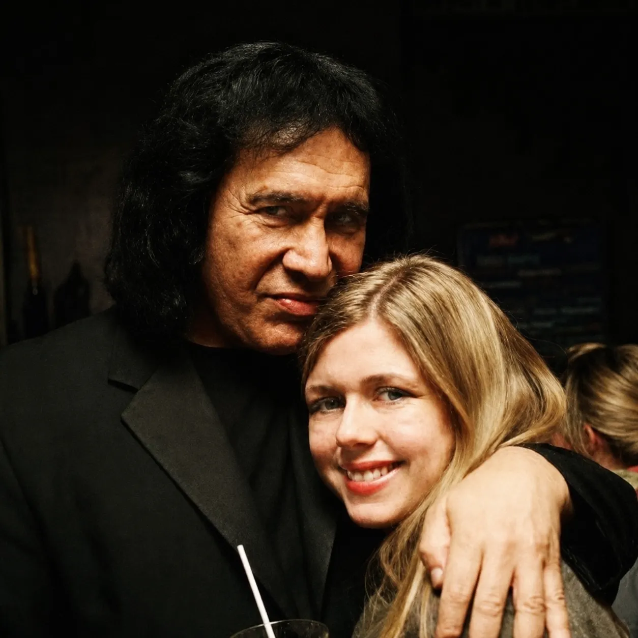 Lisa Mark with Gene Simmons of KISS