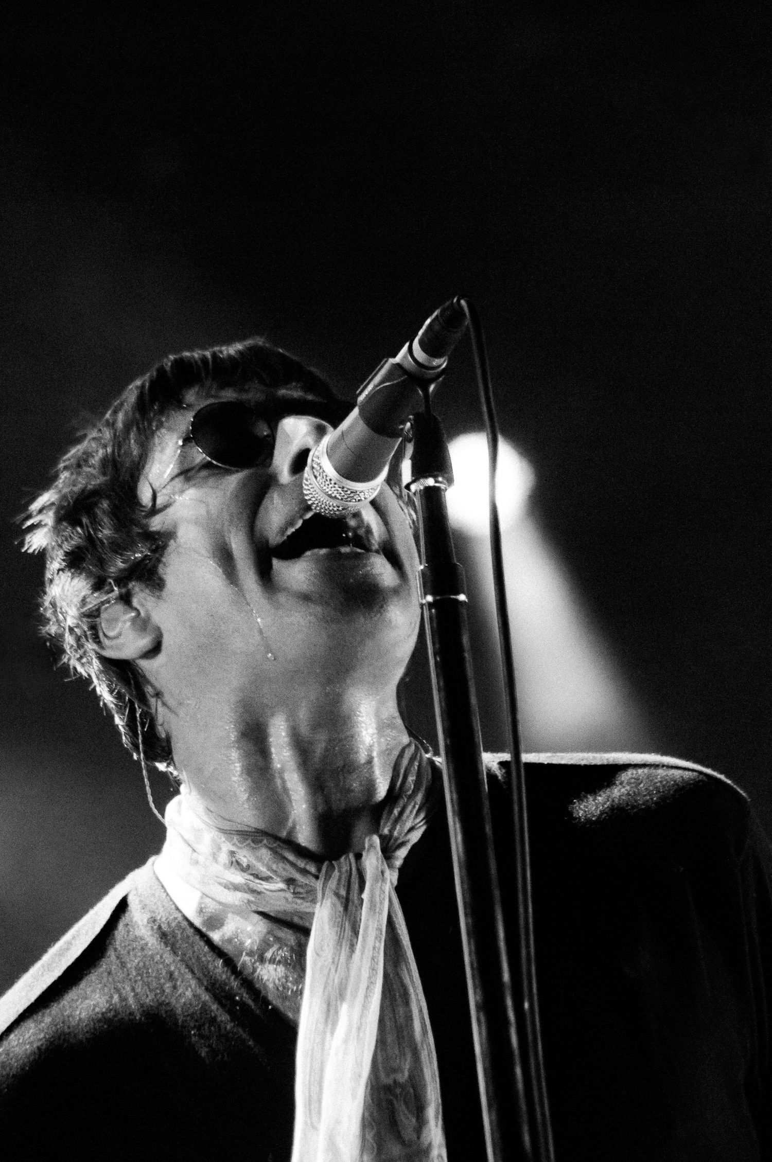 Oasis performing live at V-Fest in Toronto in 2008, photographed by Lisa Mark.
