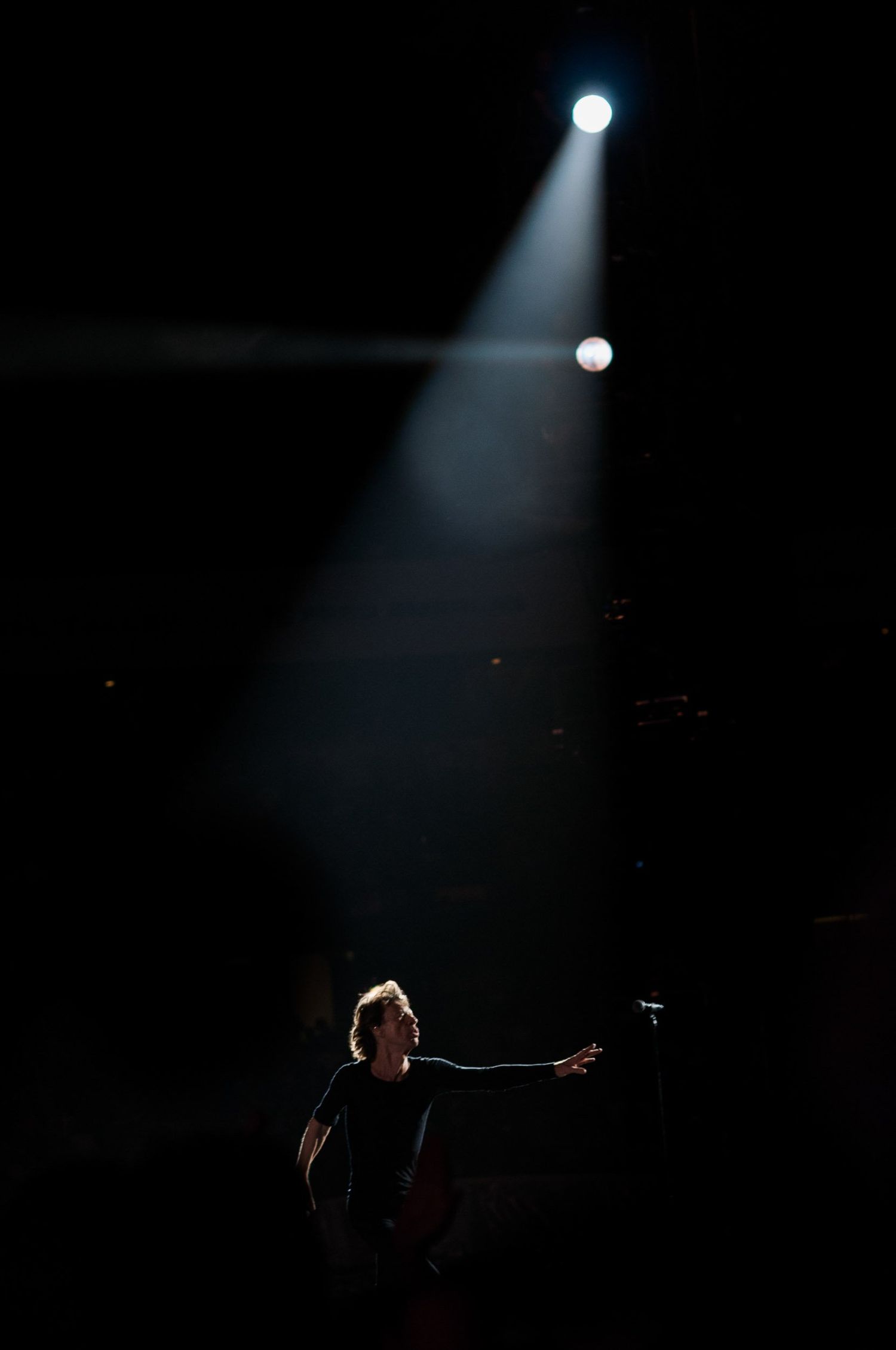 The Rolling Stones performing live in Buffalo in 2015, photographed by Lisa Mark.