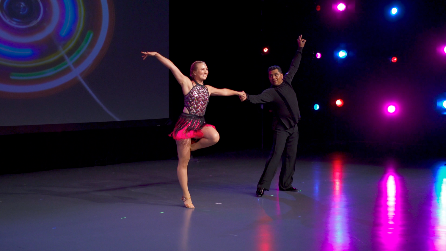 Dance performances, cinematic event video still highlighting movement and storytelling, filmed and edited by Sierra Lopez Productions.