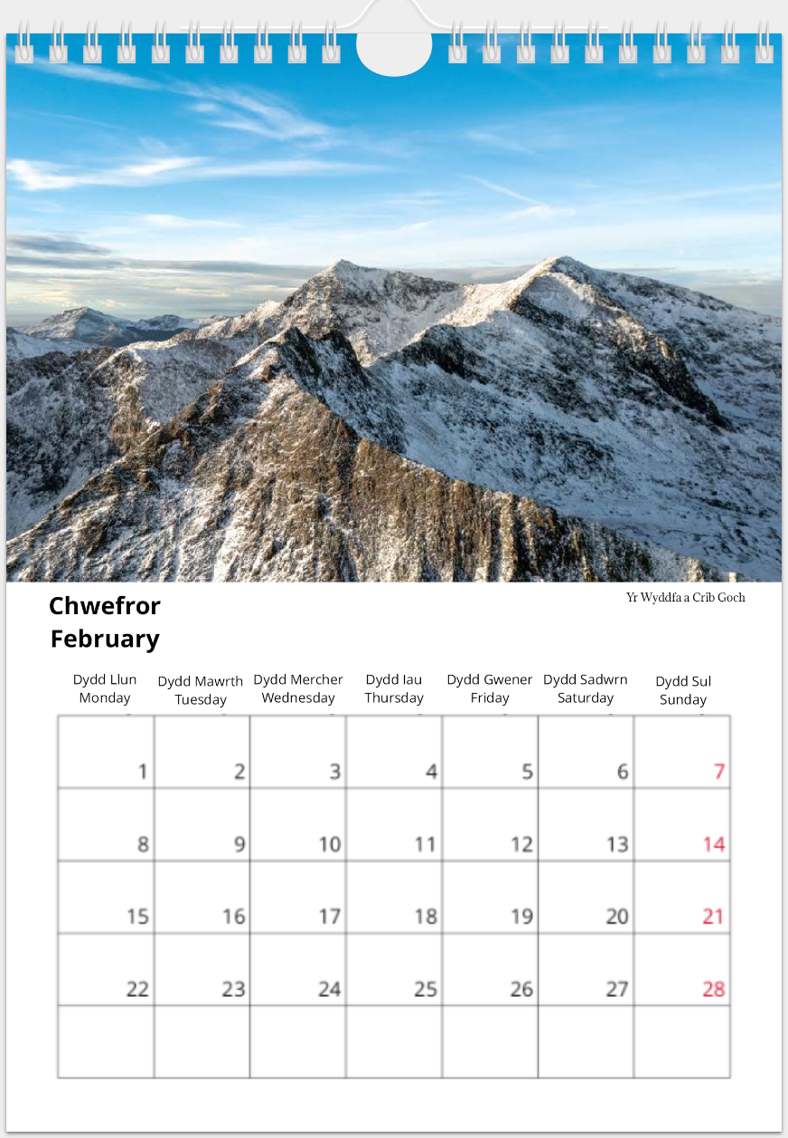 February / Chwefror
