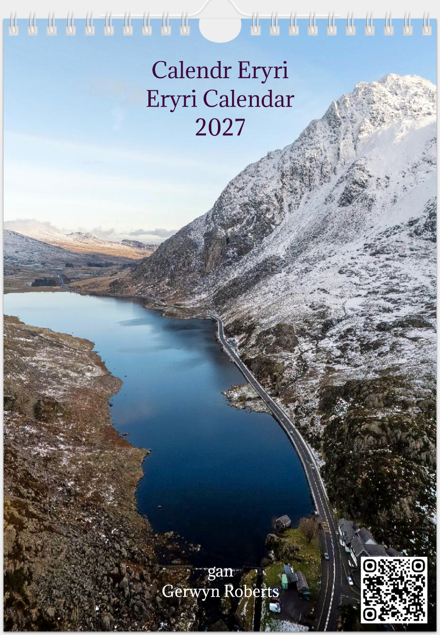 Eryri Calendar 2027 / Calendr Eryri 2027