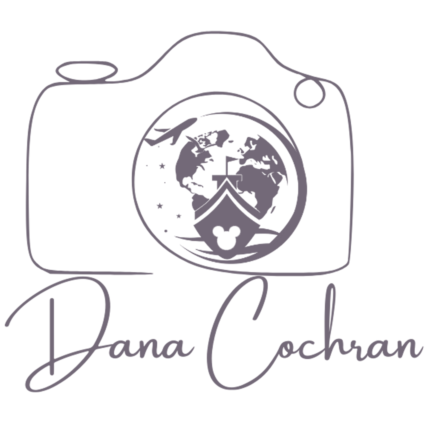 Hand-drawn doodles of technology icons including a camera, globe, phone, and social media symbols in black and white.