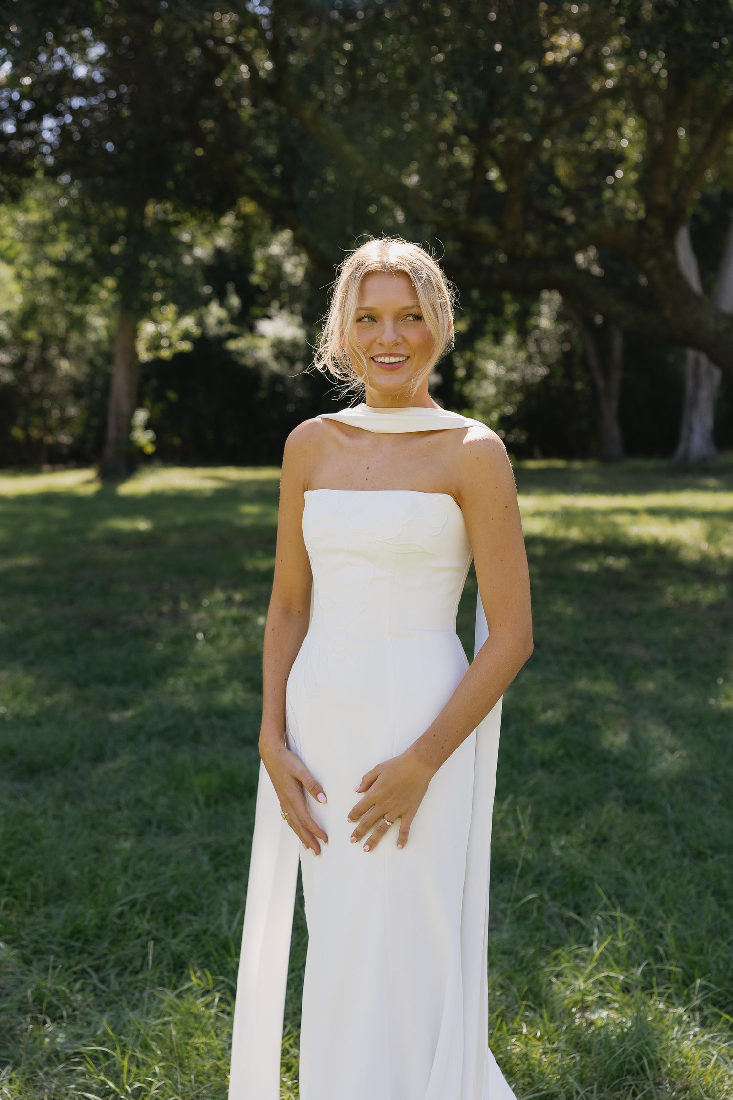 Editorial bridal portrait at Johns Island South Carolina wedding photography