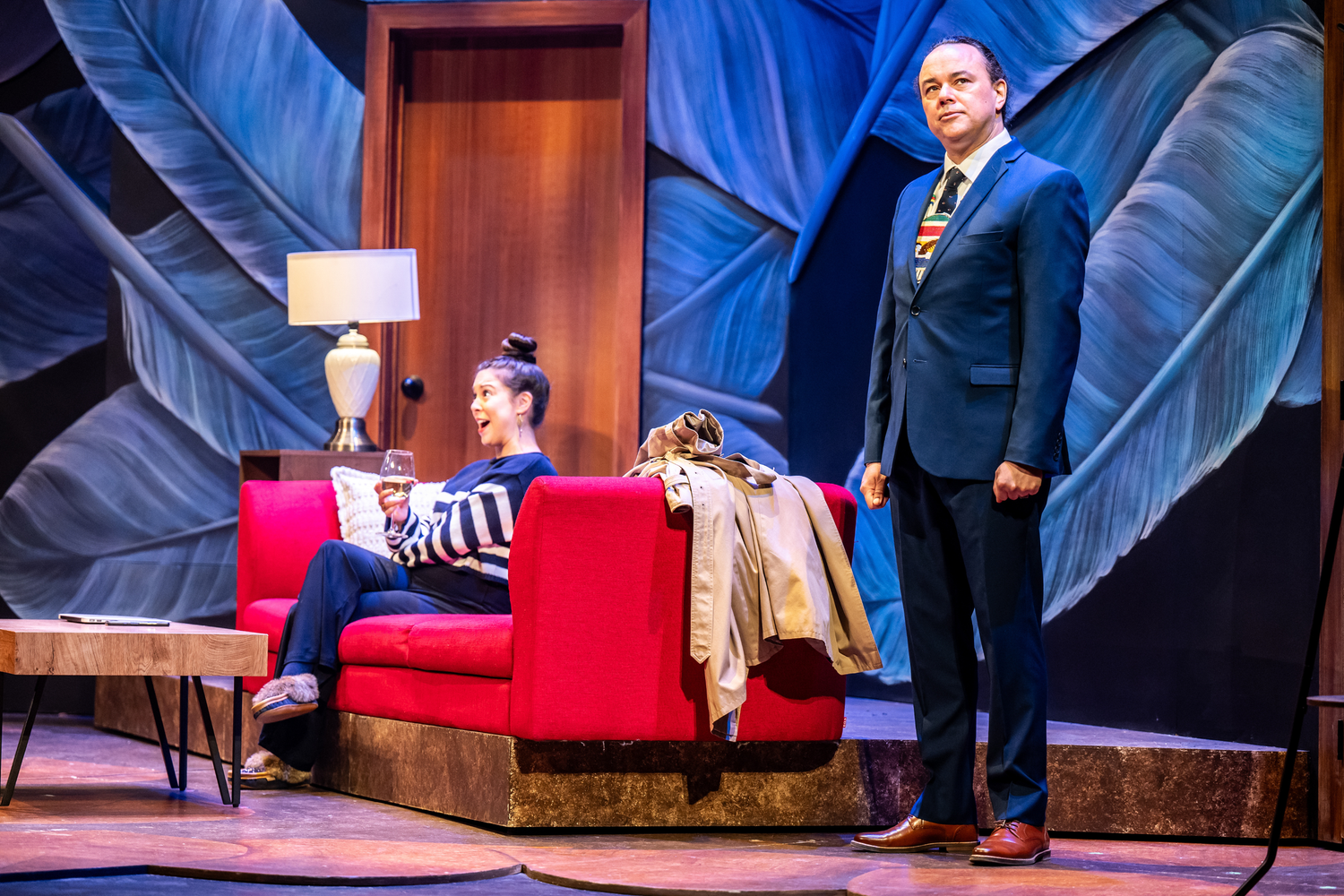 The Secret to Good Tea, Co-pro between The Grand Theatre and the NAC, 2025. Costumes by Yolanda Skelton, photo by Farrell Tremblay.