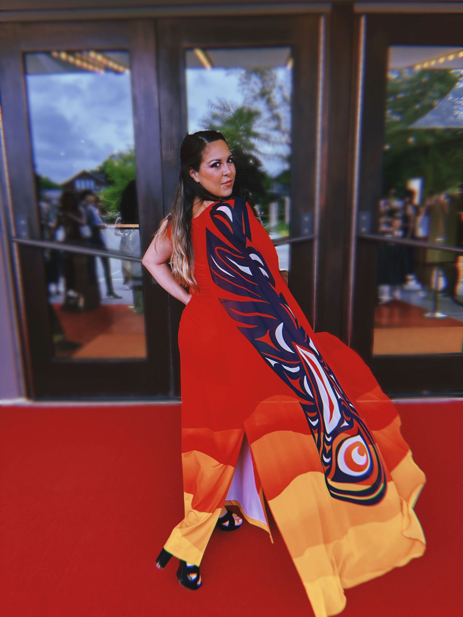 Red carpet of the Stratford Festival season opener, Twelfth Night, 2024. Photo by Ann Baggley.