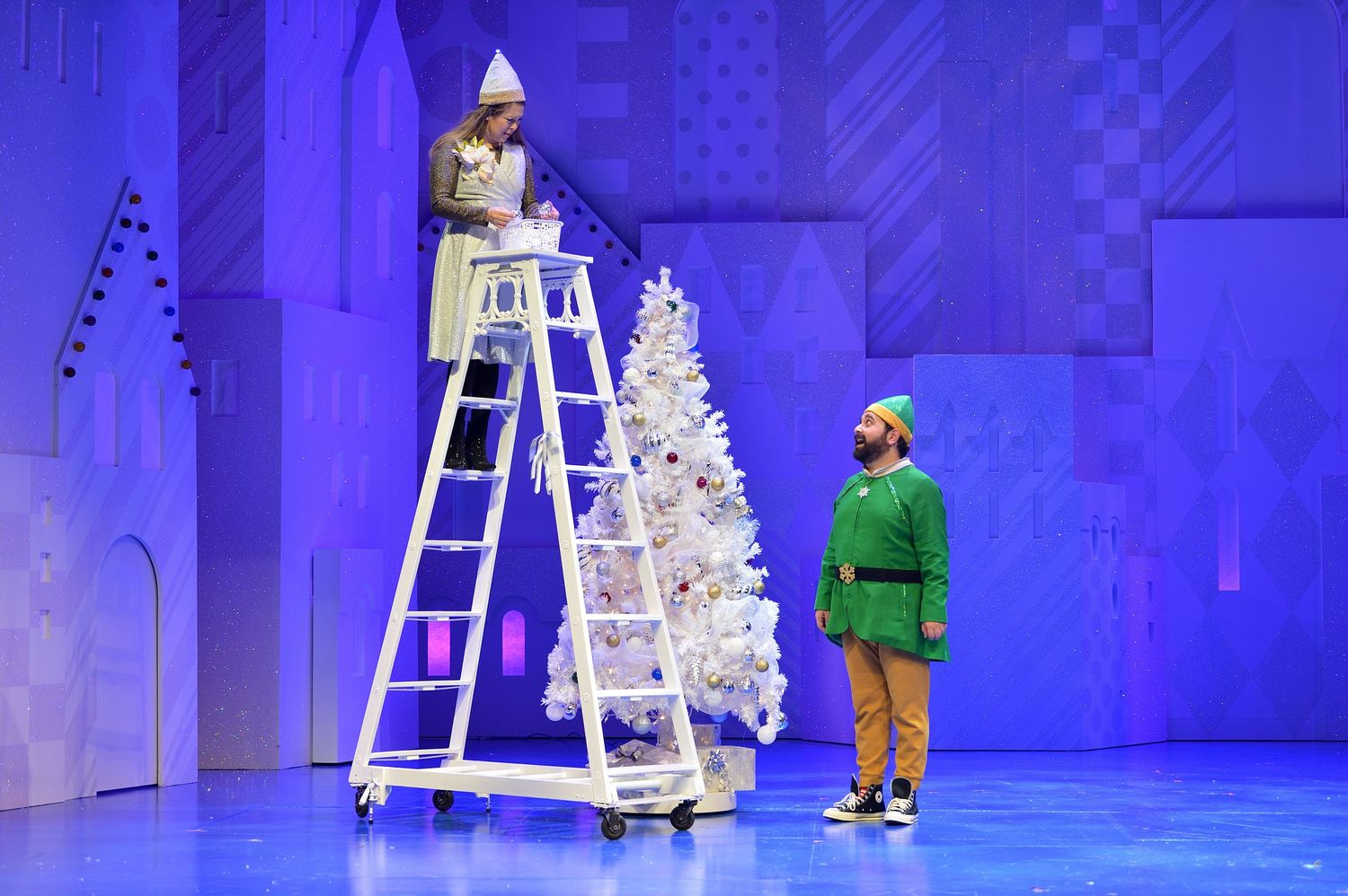 Elf the Musical, The Grand Theatre, 2022. Costumes by Dana Osbourne, photo by DAHLIA KATZ.