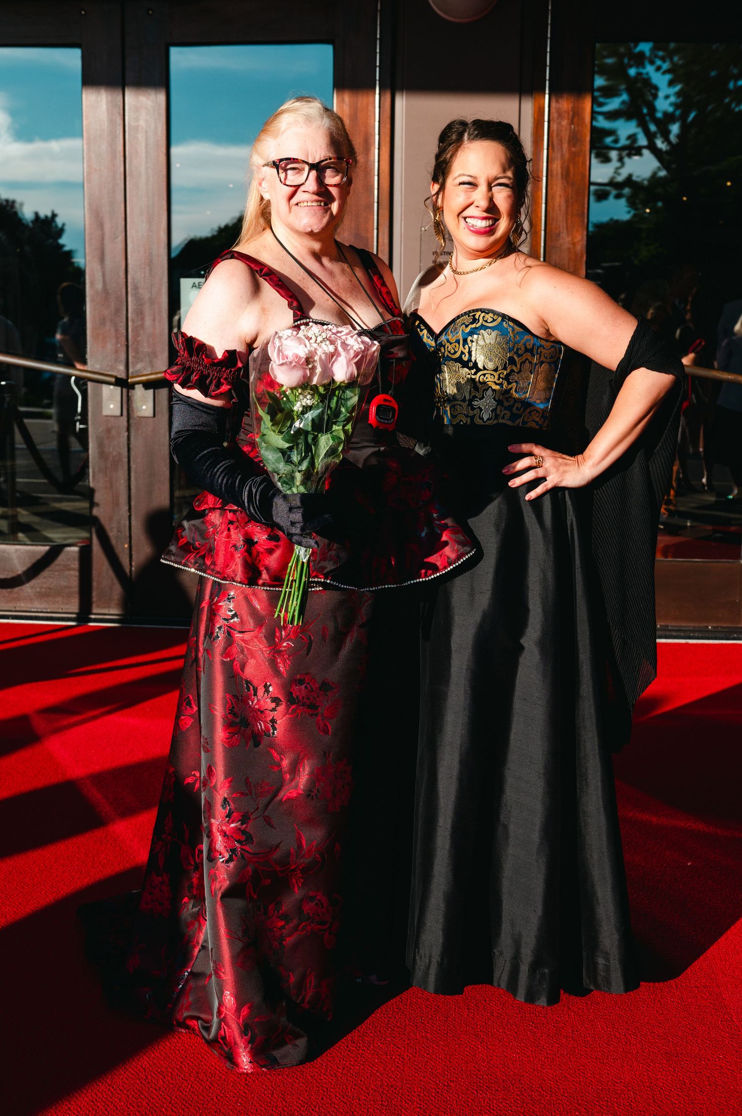 Red carpet of the Stratford Festival's Something Rotten, 2024. Photo by Ann Baggley.