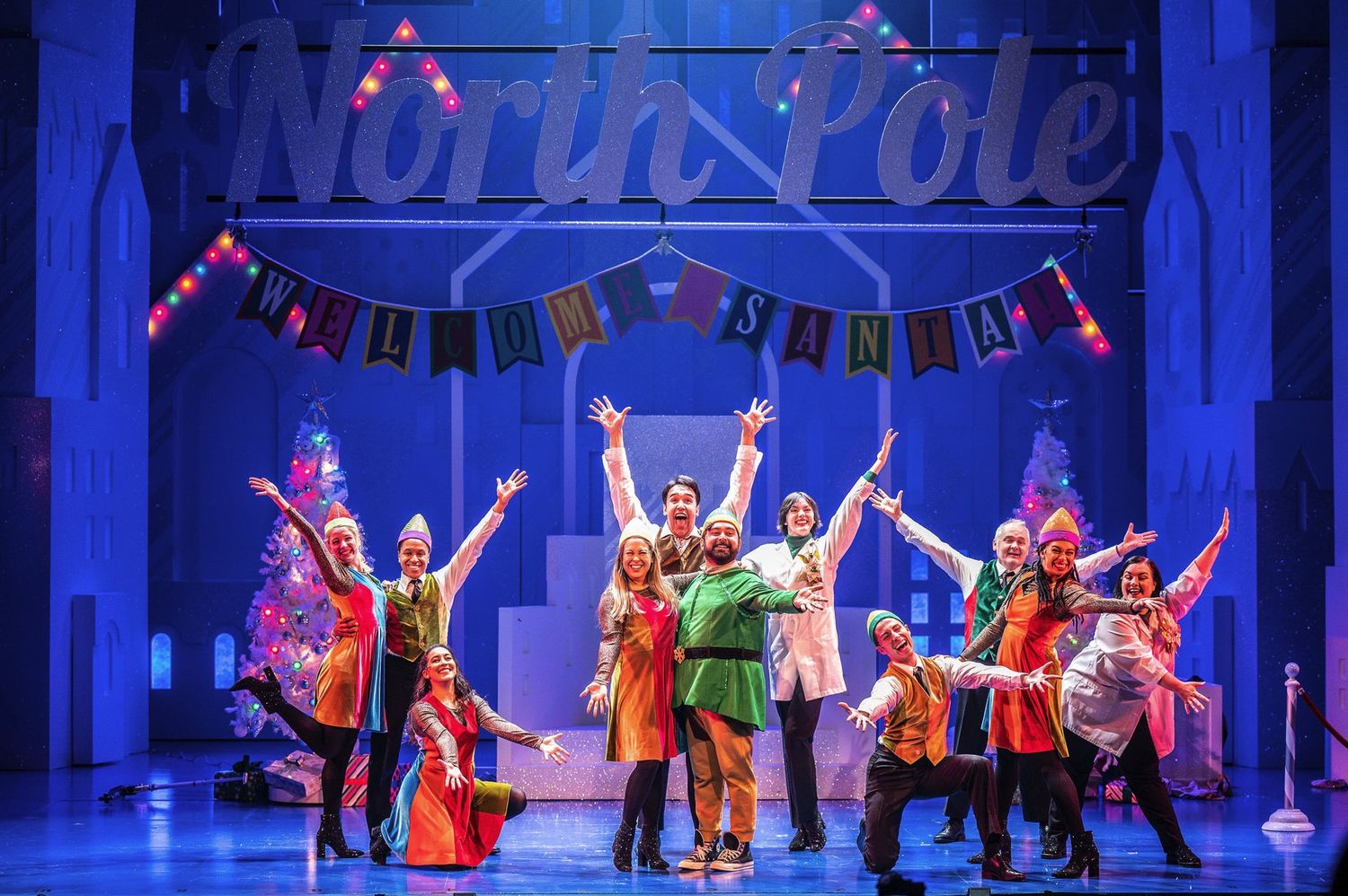 Elf the Musical, The Grand Theatre, 2022. Costumes by Dana Osbourne, photo by DAHLIA KATZ.