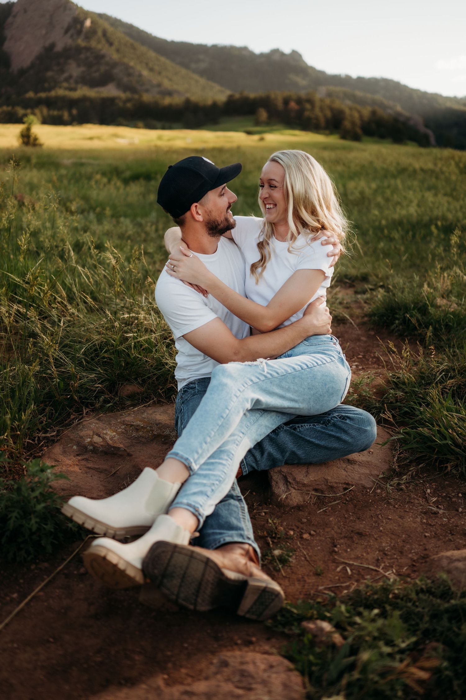 Colorado elopement photographer mountain couple session