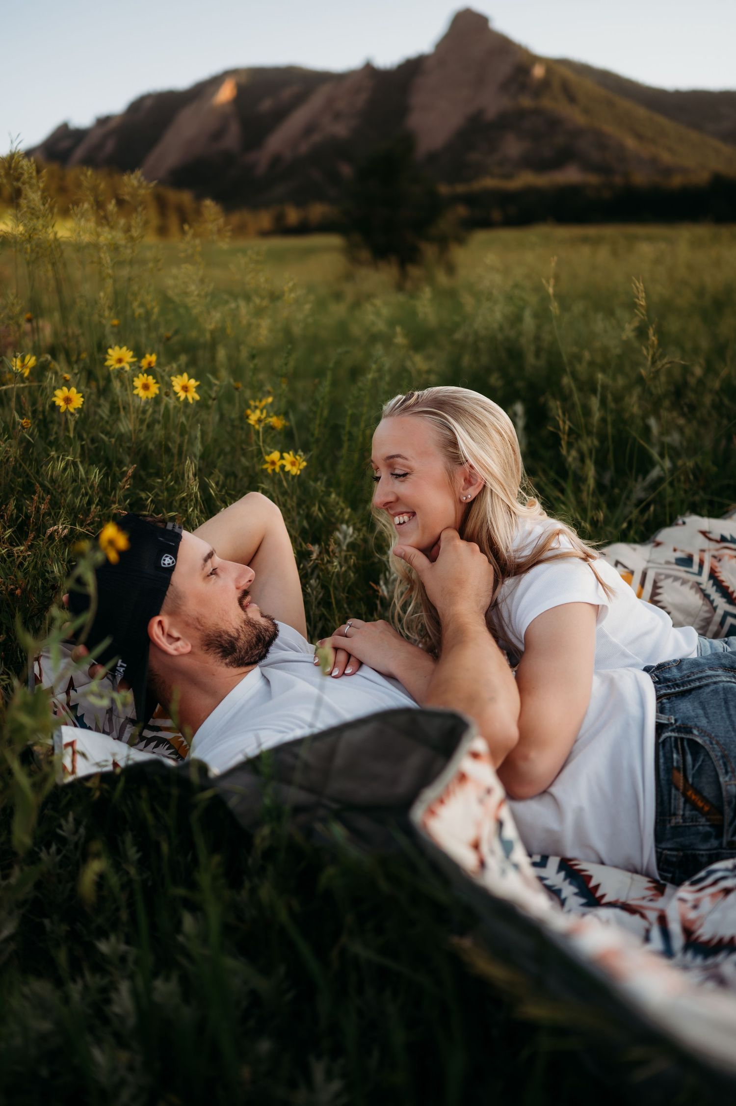 Colorado elopement photographer mountain couple session