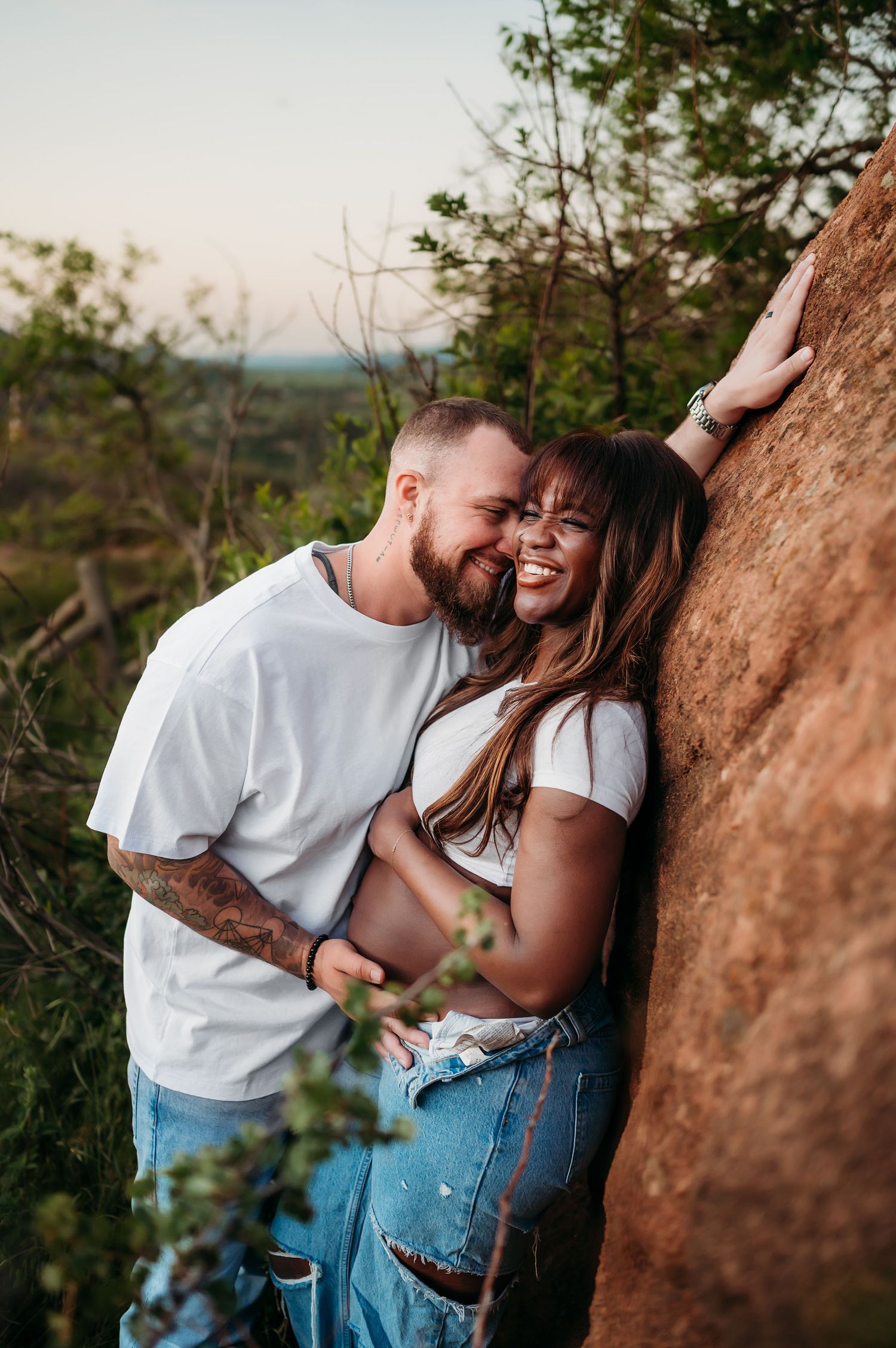Denver maternity photographer outdoor lifestyle session
