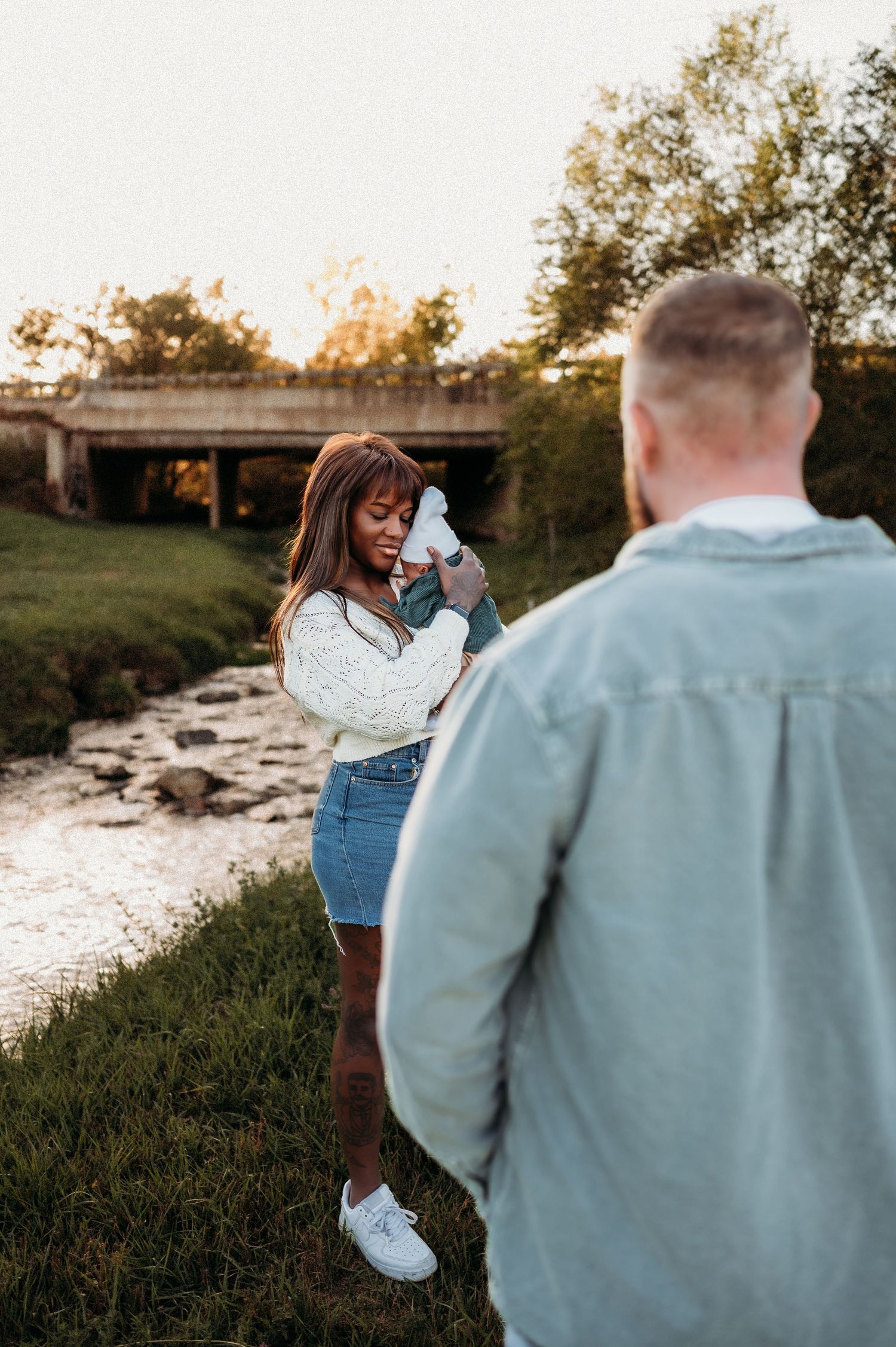 Denver family photographer candid outdoor session