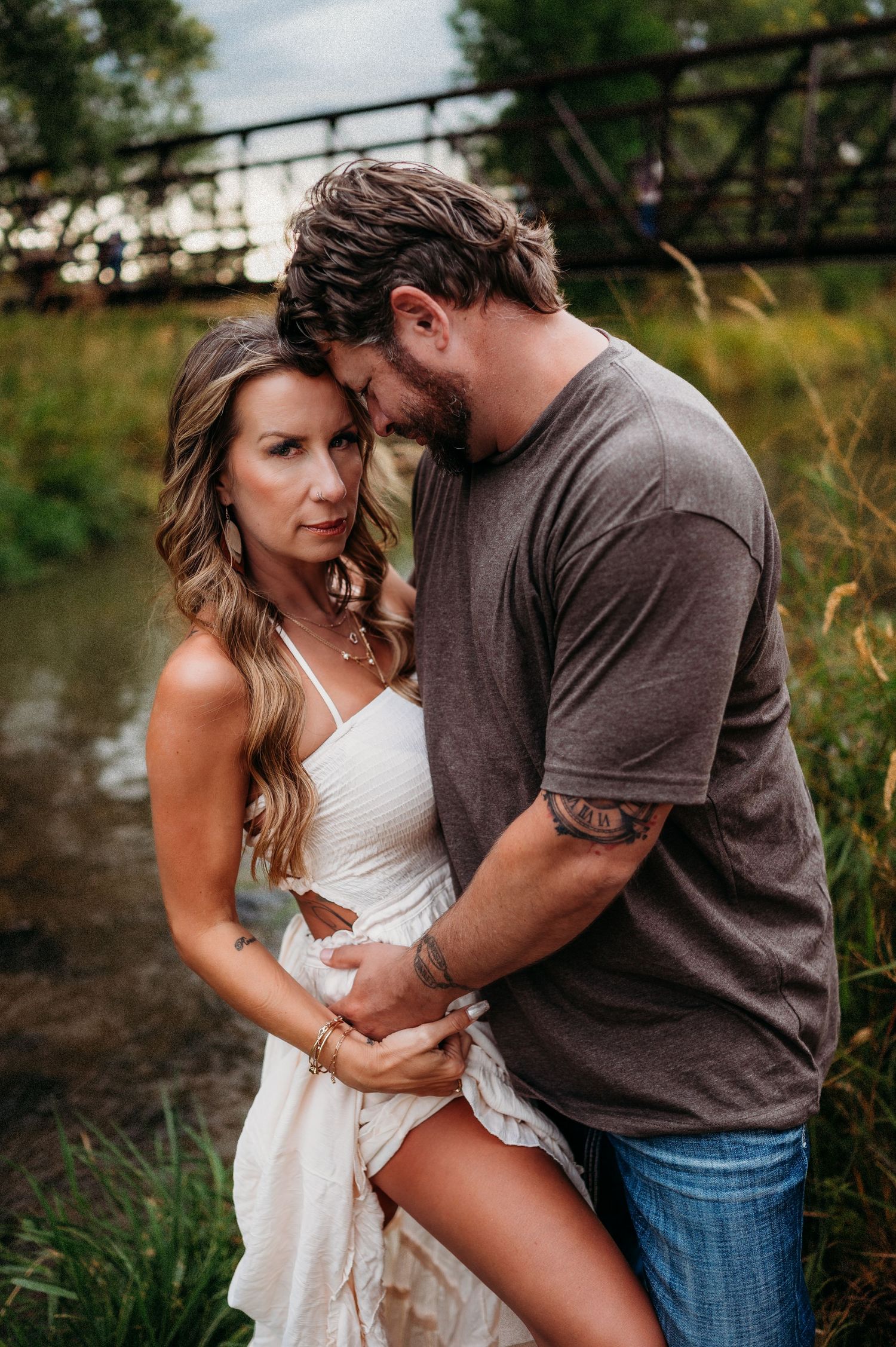 Denver family photographer candid outdoor session
