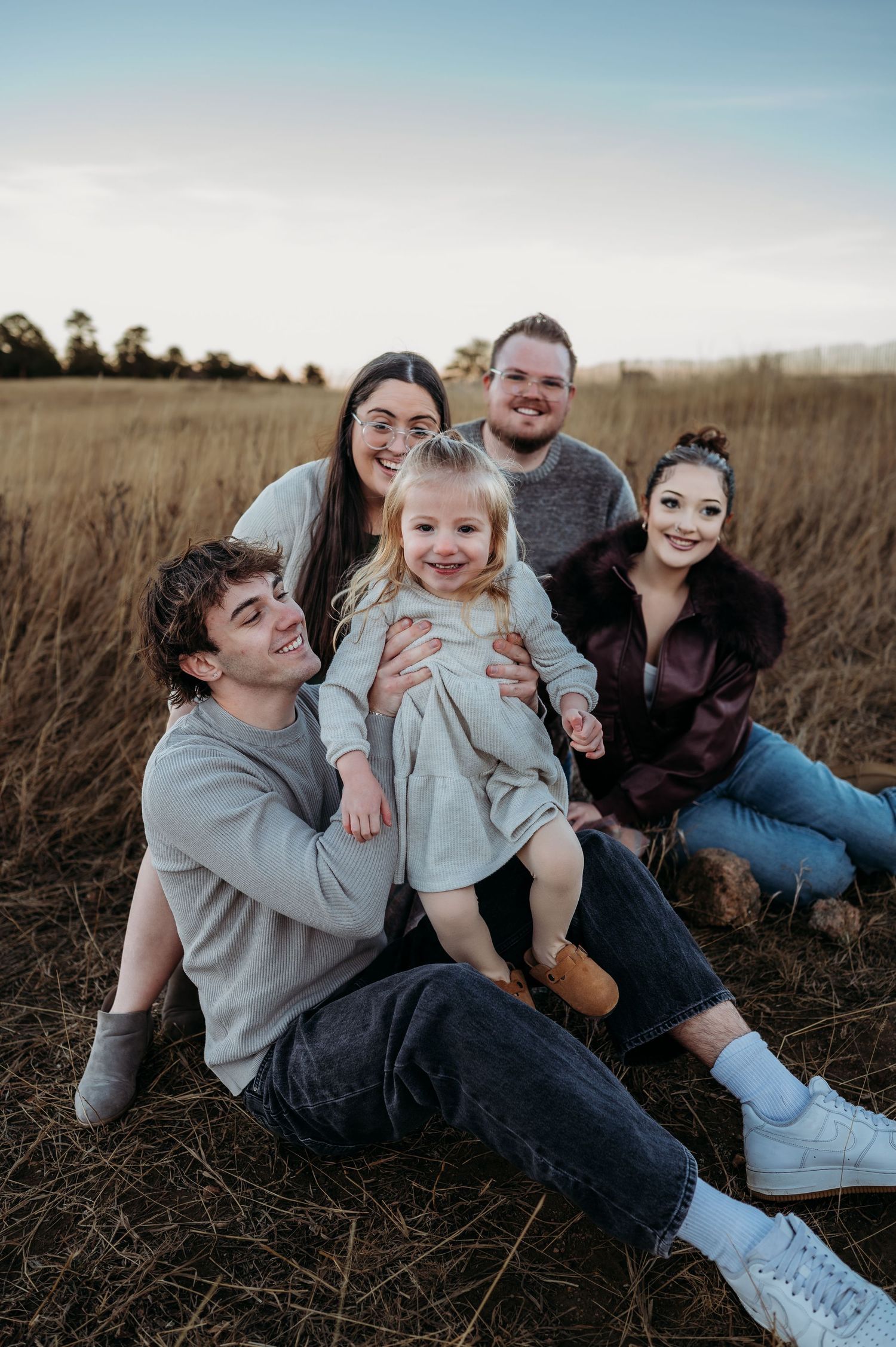 Denver family photographer candid outdoor session
