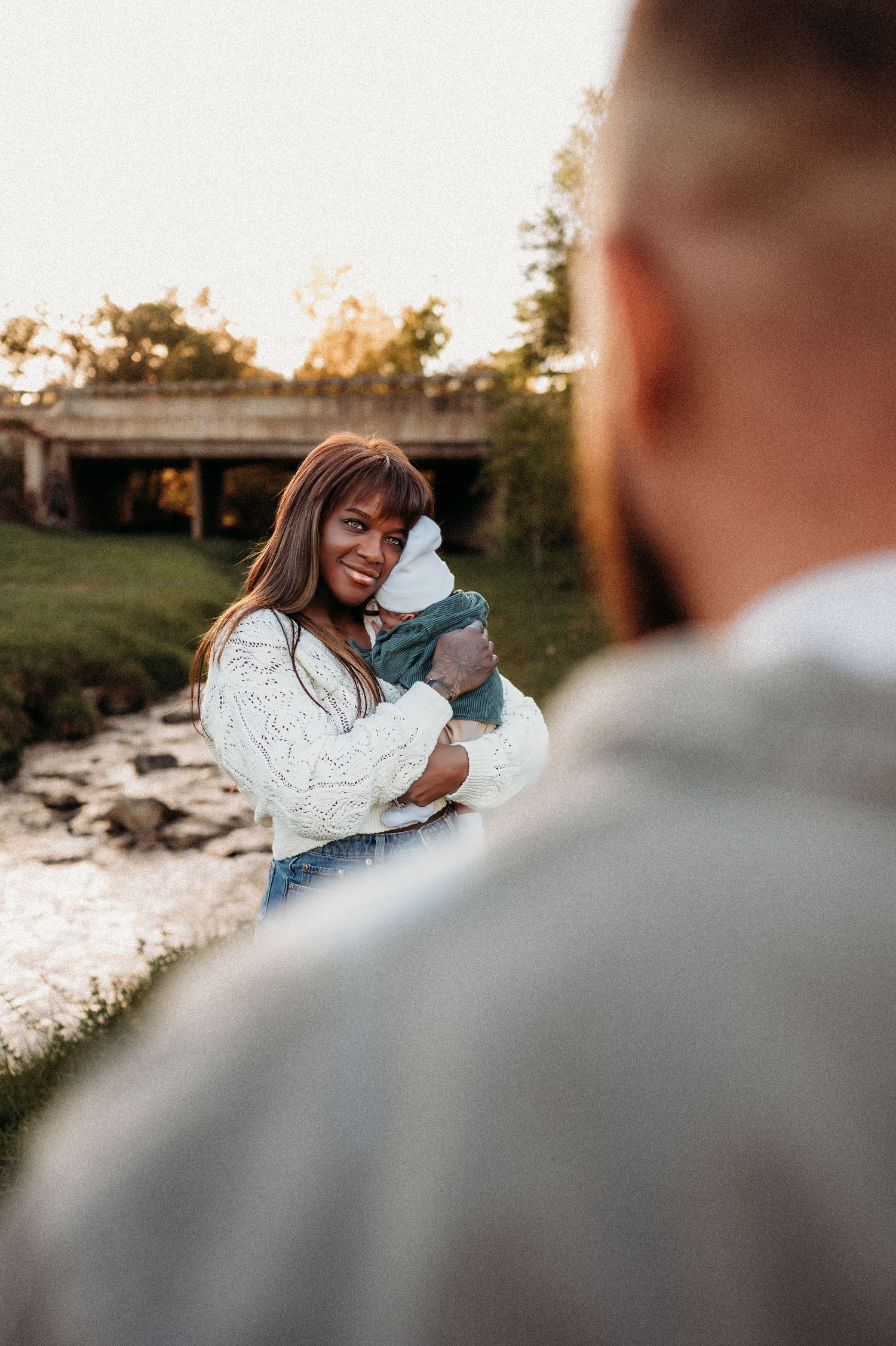 Denver family photographer candid outdoor session