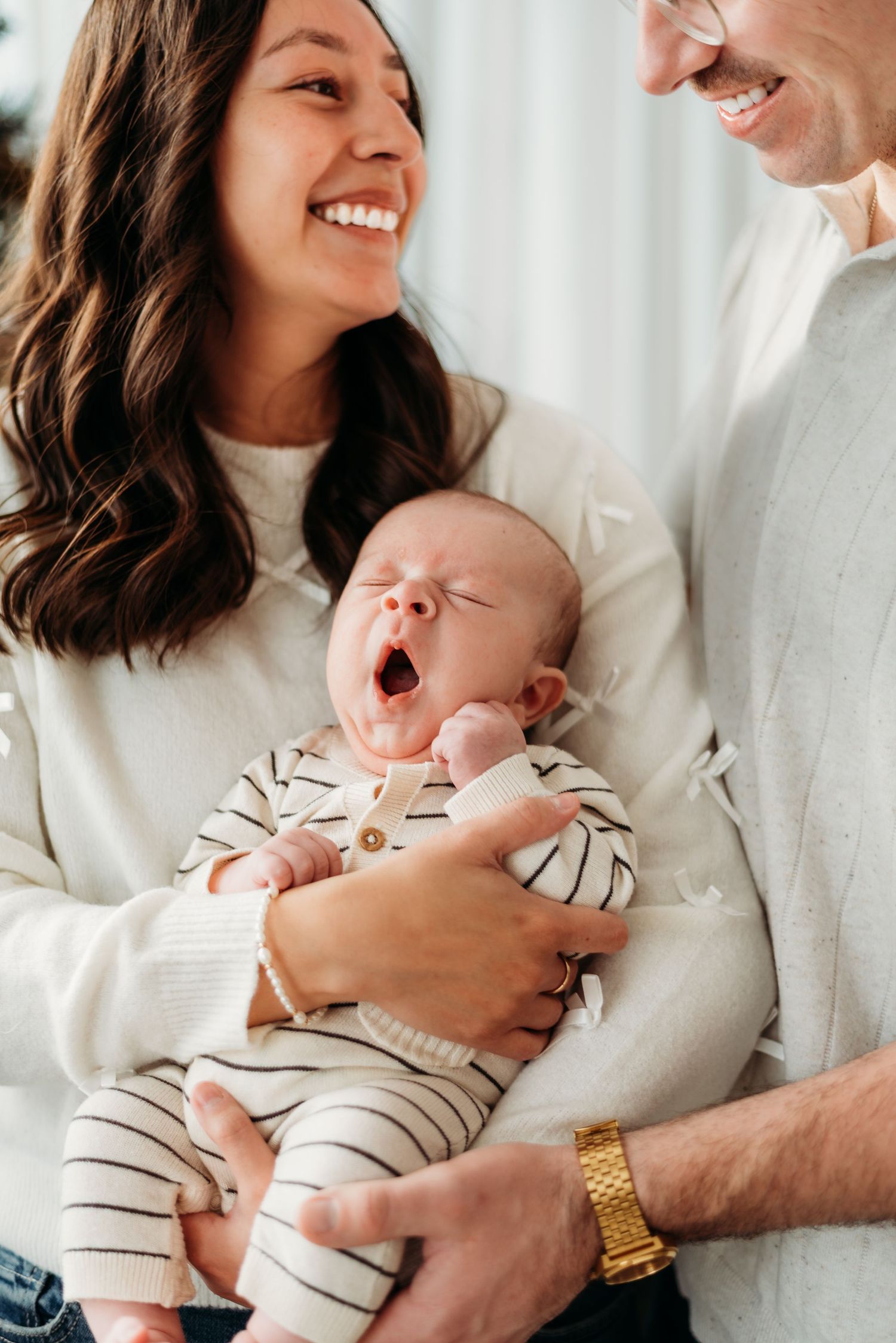 Denver family photographer candid studio session