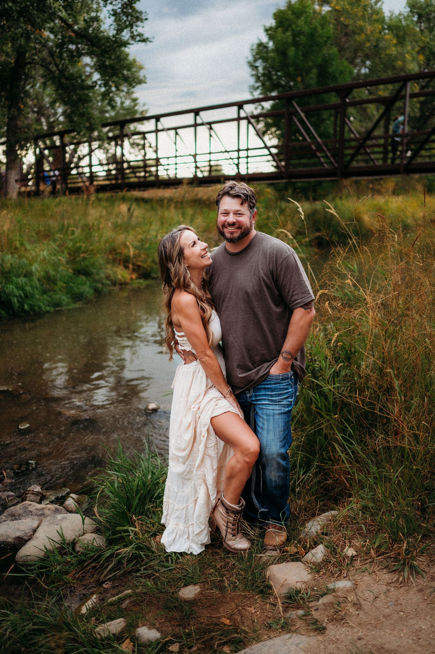 Denver family photographer candid outdoor session