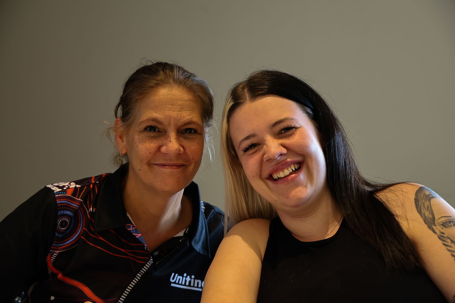 Two women smiling for a photo