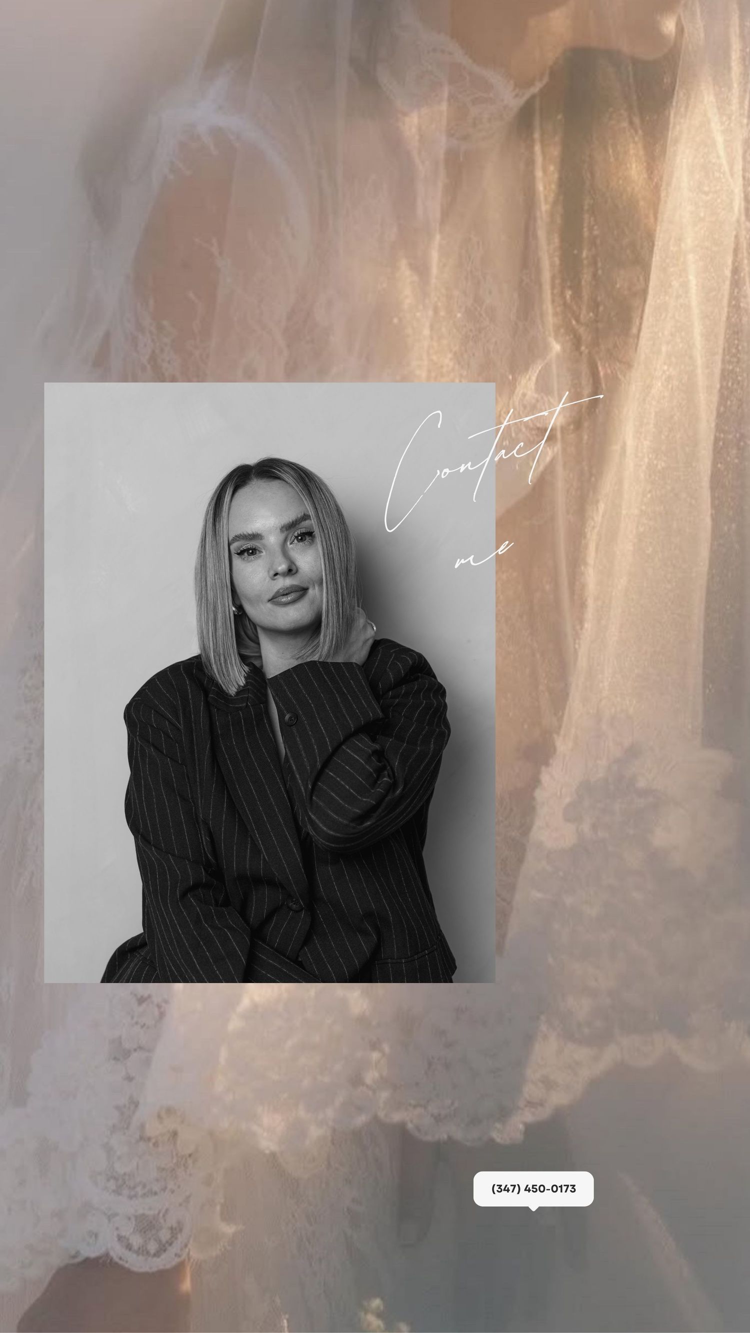 Artistic black and white portrait series featuring platinum blonde hair against moody lighting and textured backgrounds.