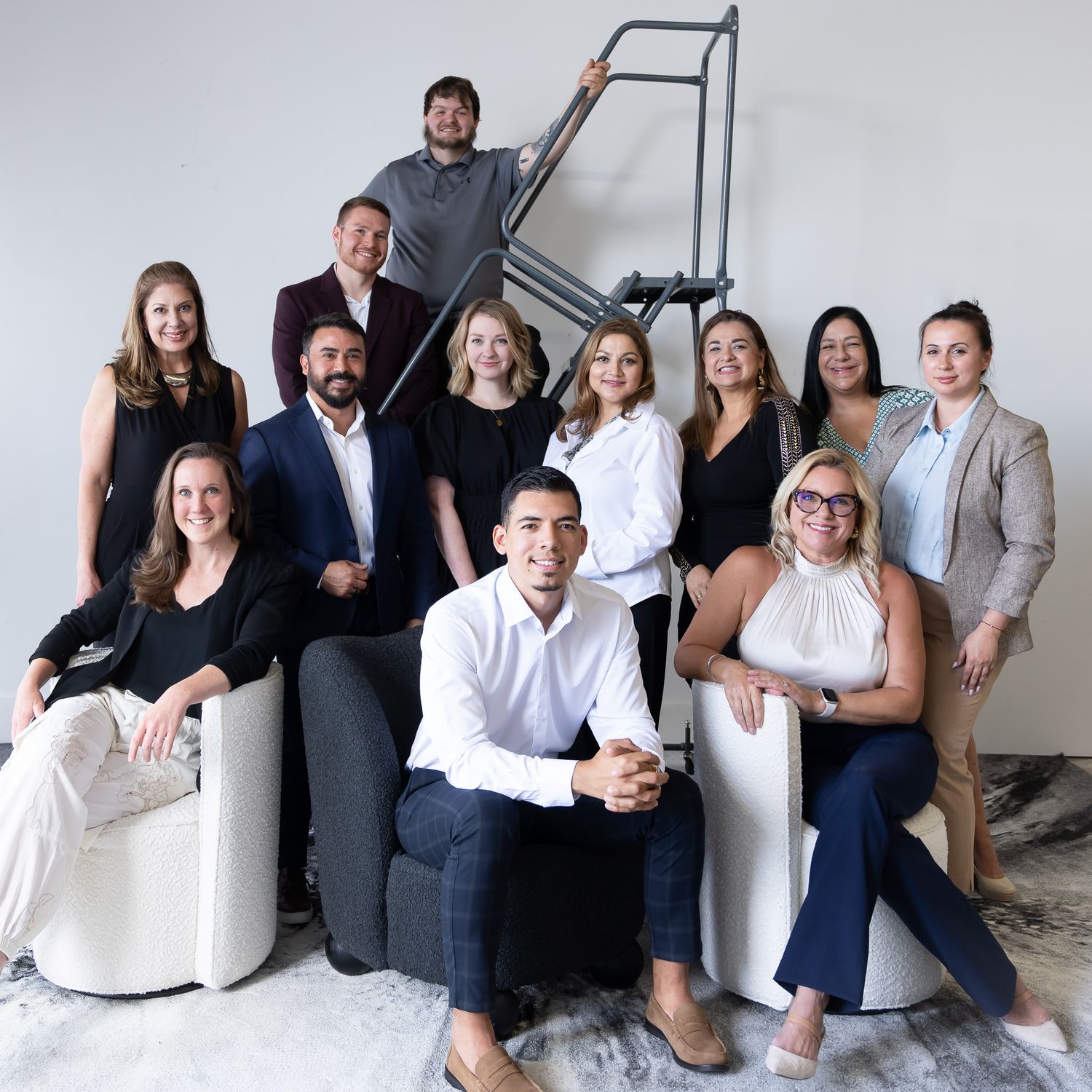 Corporate headshots for a real estate & staging company in Washington, D.C.