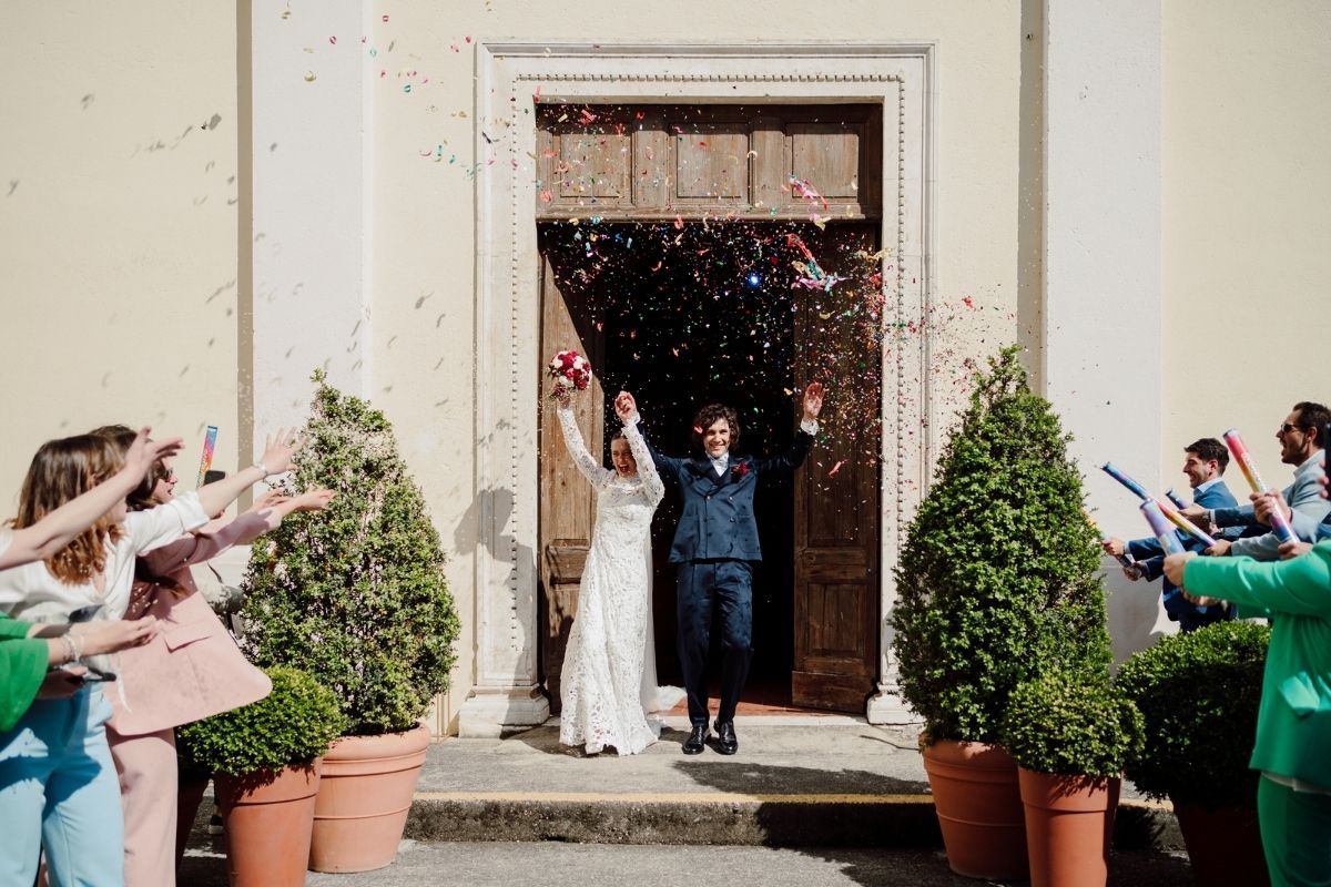 lancio riso matrimonio a brescia