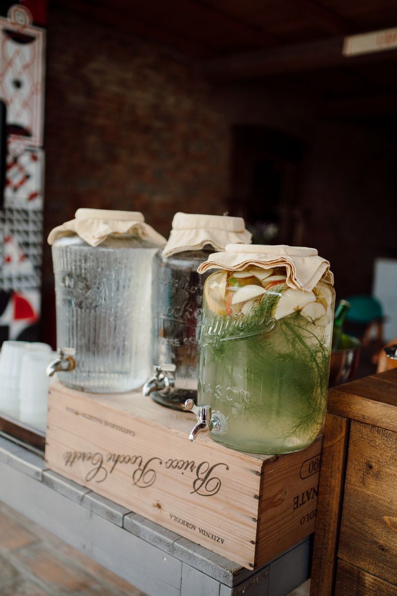 aperitivo di matrimonio a cascina lago scuro