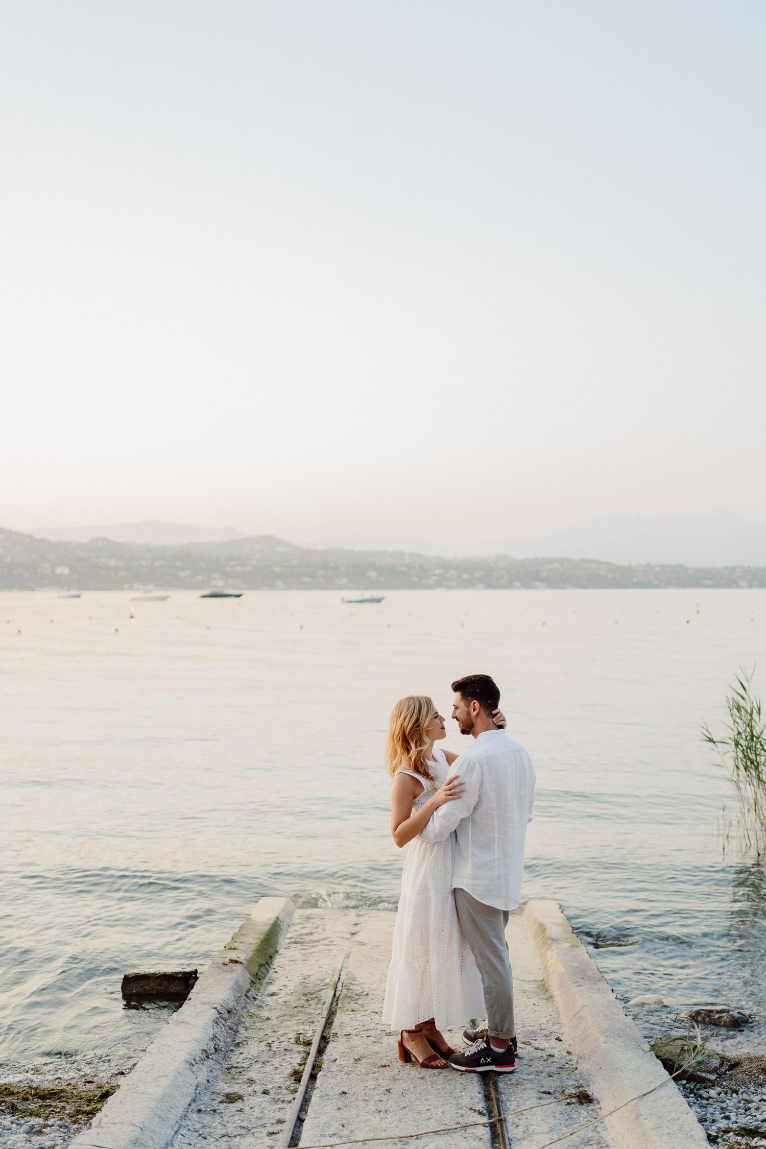 ritratto prematrimoniale al lago di Garda
