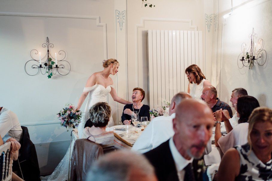cena di matrimonio a Tenuta Frizzoni