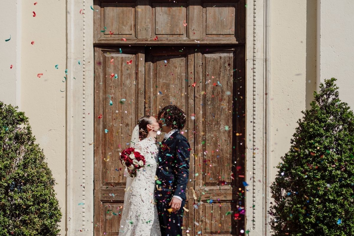 lancio riso matrimonio a brescia