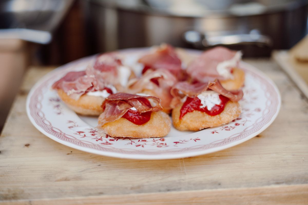 pizza fritta aperitivo di matrimonio