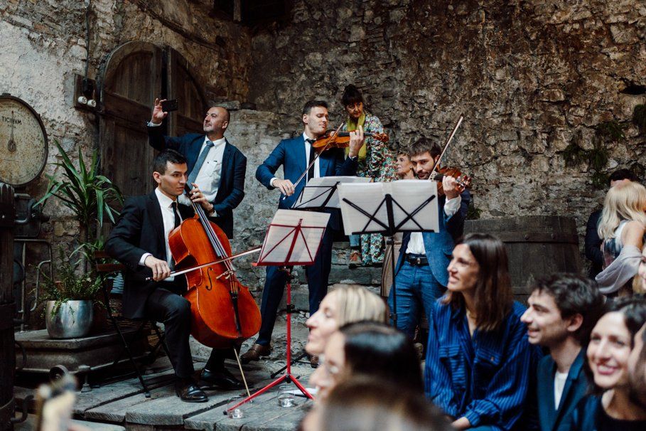 musica per ricevimento nuziale durante la cerimonia civile a Tenuta Frizzoni