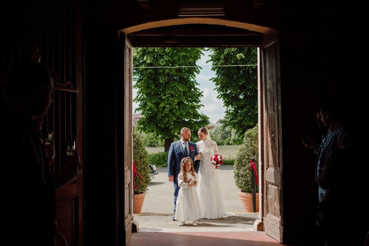 arrivo della sposa ingresso in chiesa