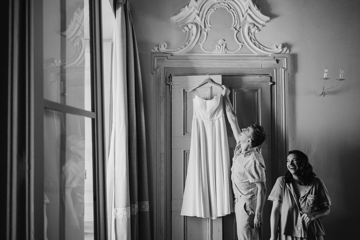 vestizione sposa a castello oldofredi