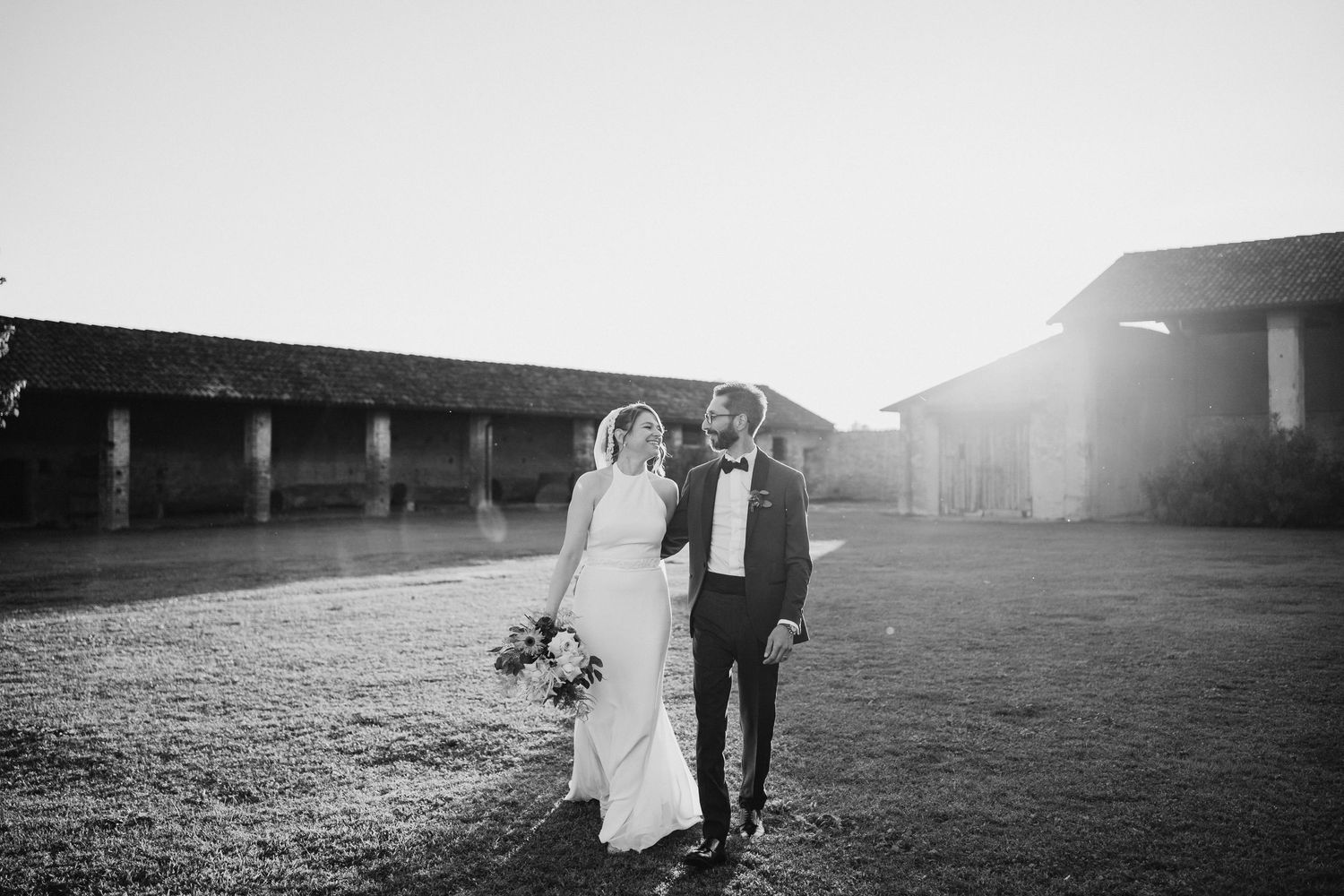 ritratto sposi presso cascina Abbadia, location a cremona