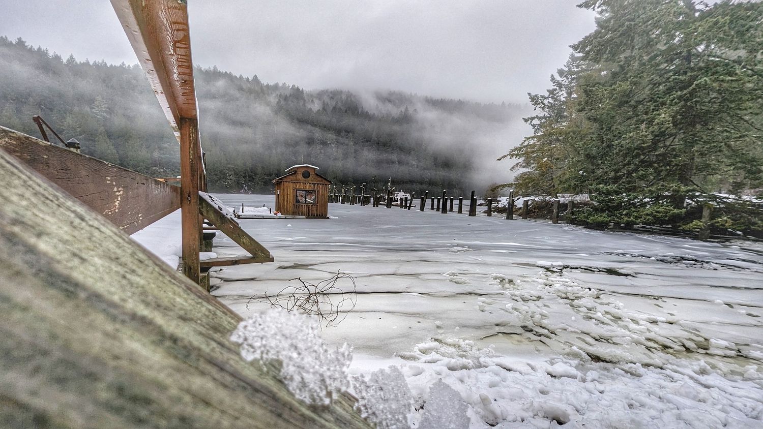 ice and mountain with nature float | Victoria British Columbia | Yesterday's Focus