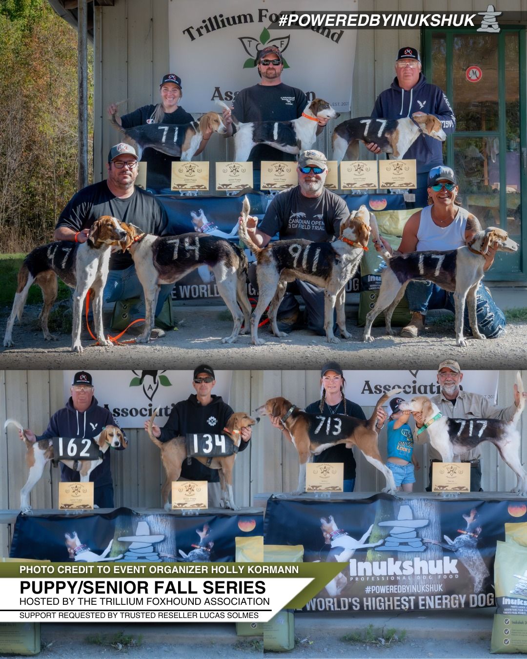 winners circle photos during dog trial in Kingston Ontario | Yesterday's Focus