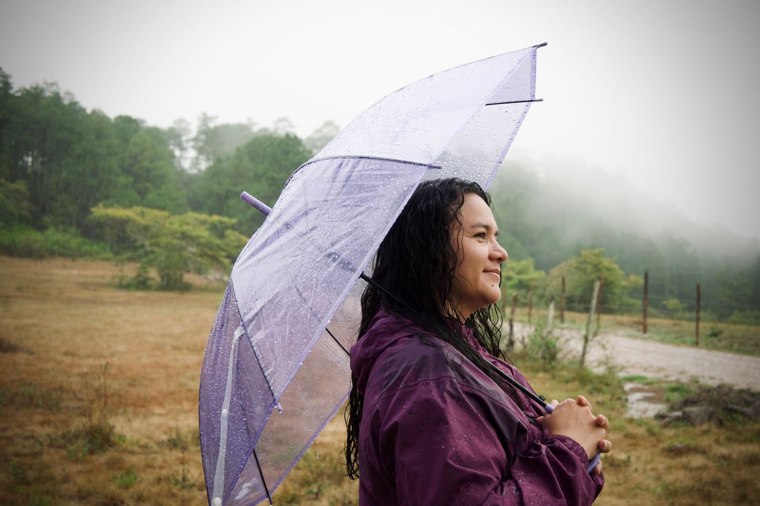 Retrato artístico tomado bajo la lluvia en Mayo en las afueras de Santiago Puringla, La Paz Honduras

By. Jeser Galo