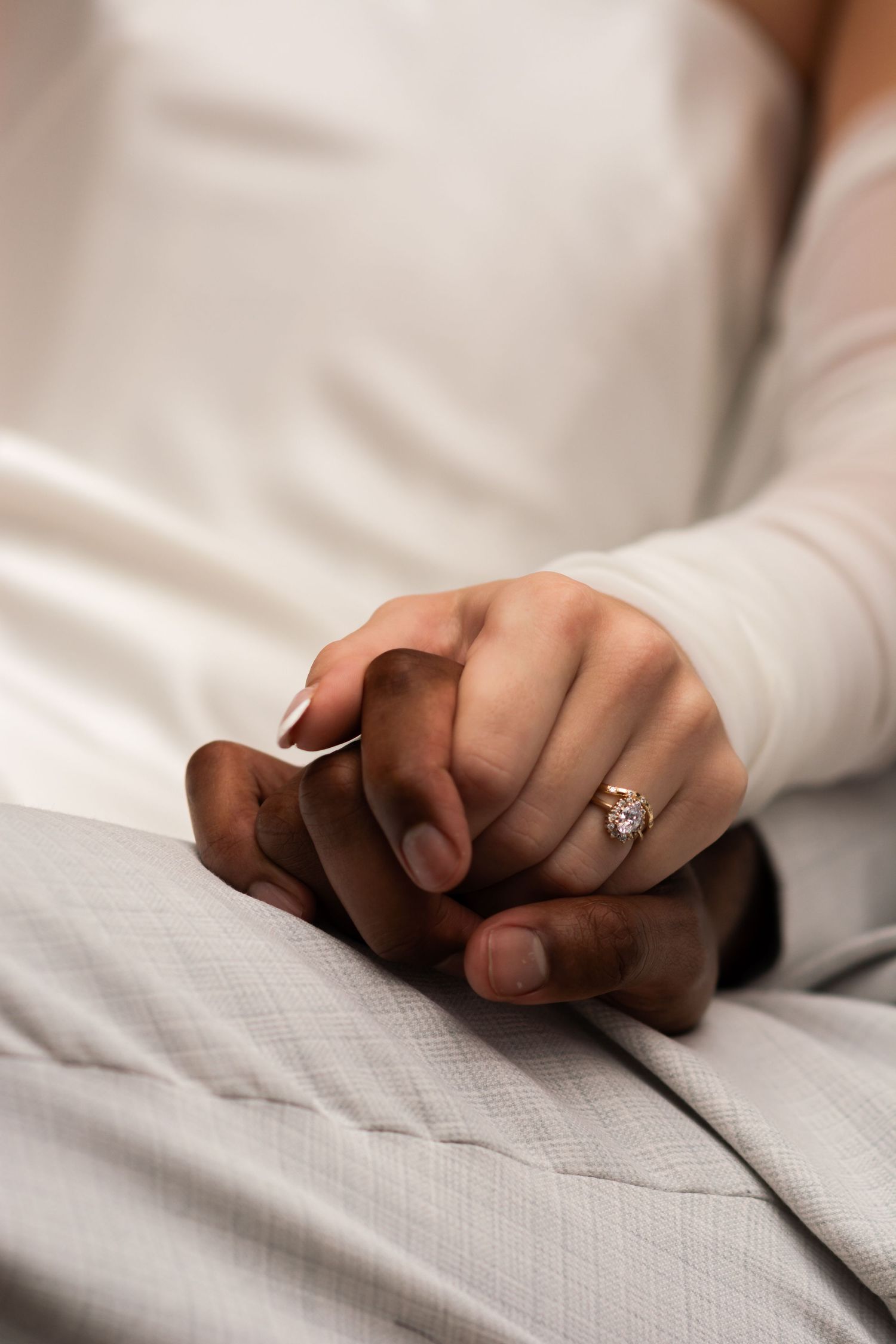holding hands