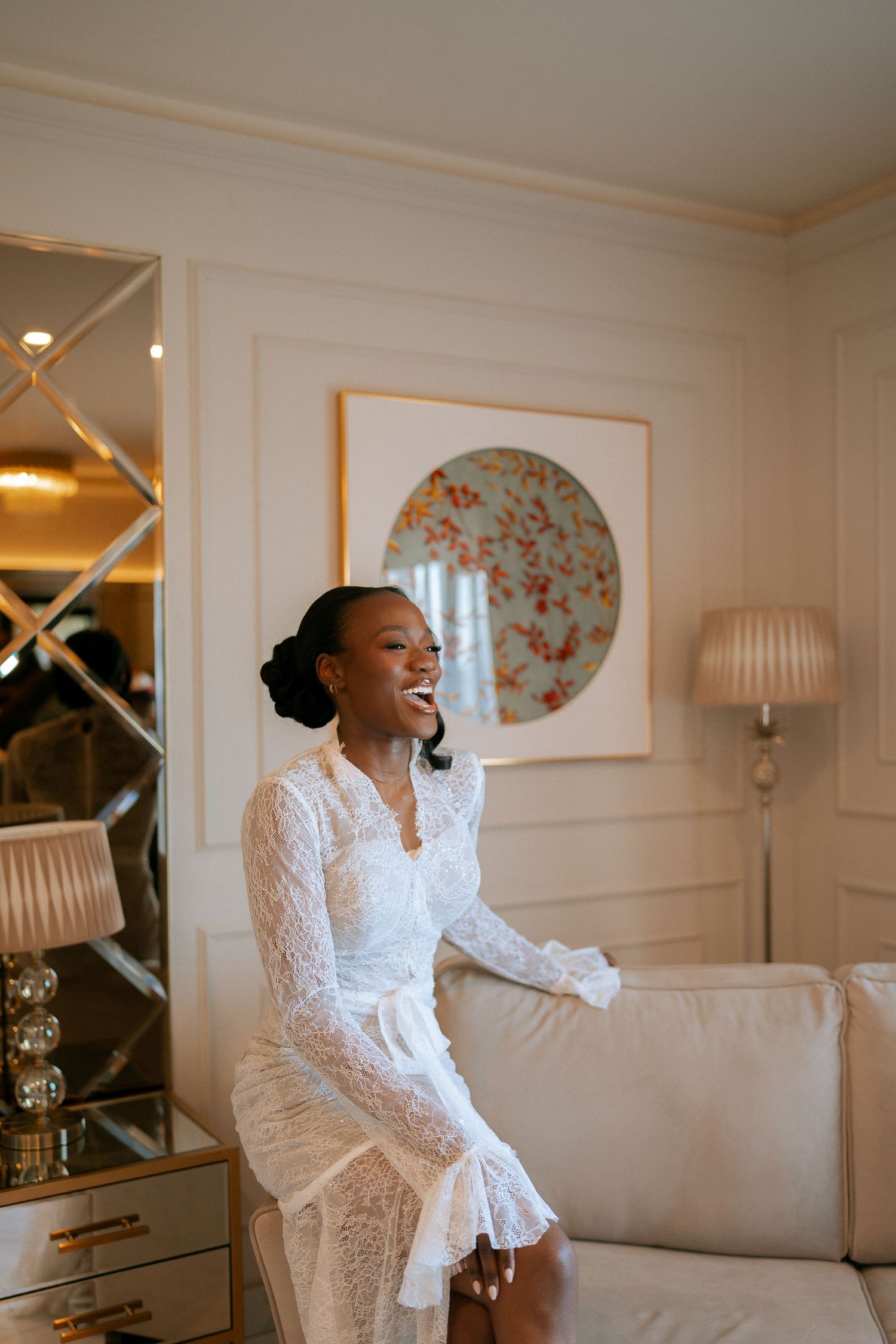 Nigerian wedding photographer candid ceremony photo